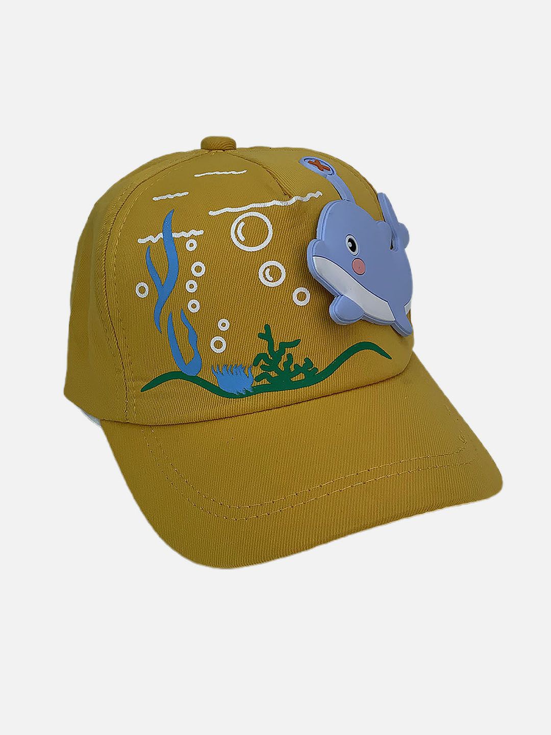 

Little Surprise Box LLP Kids Printed Baseball Cap, Yellow