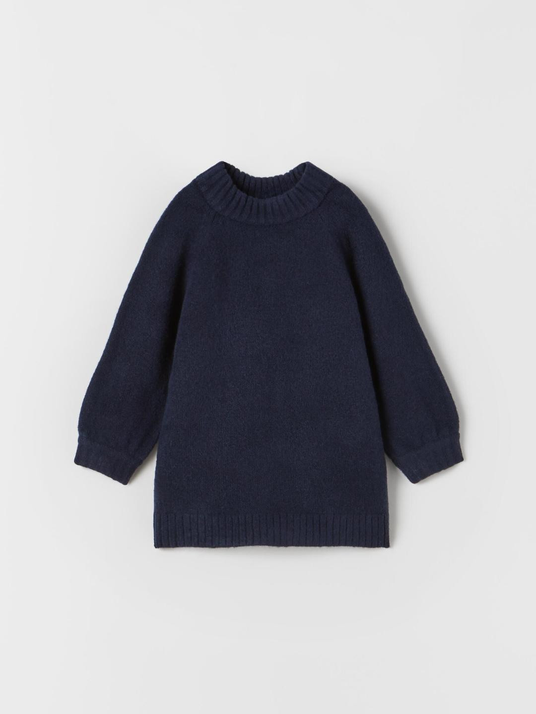 

ZARA Girls Navy Blue Dresses
