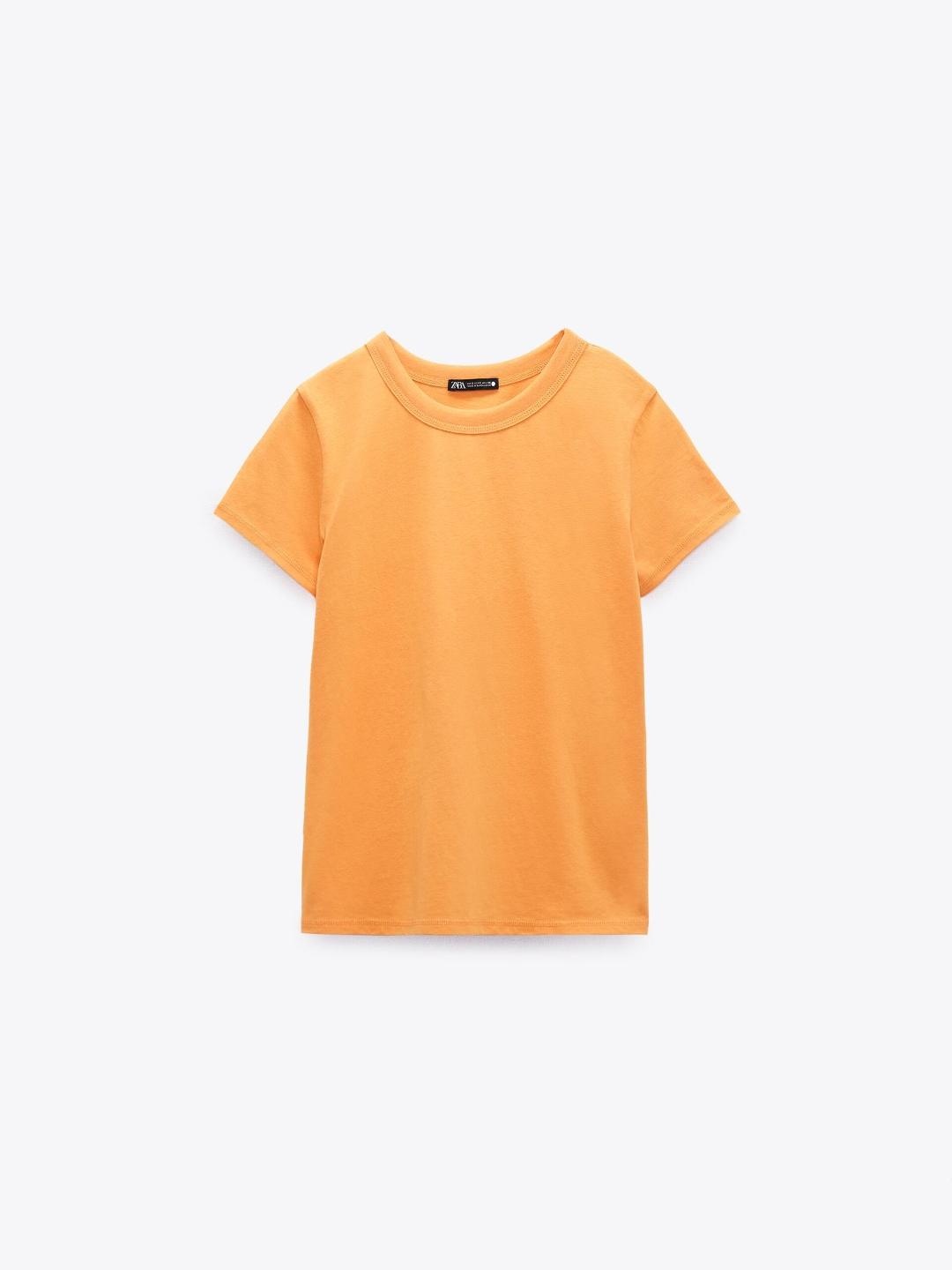 

ZARA Women Orange Tshirts