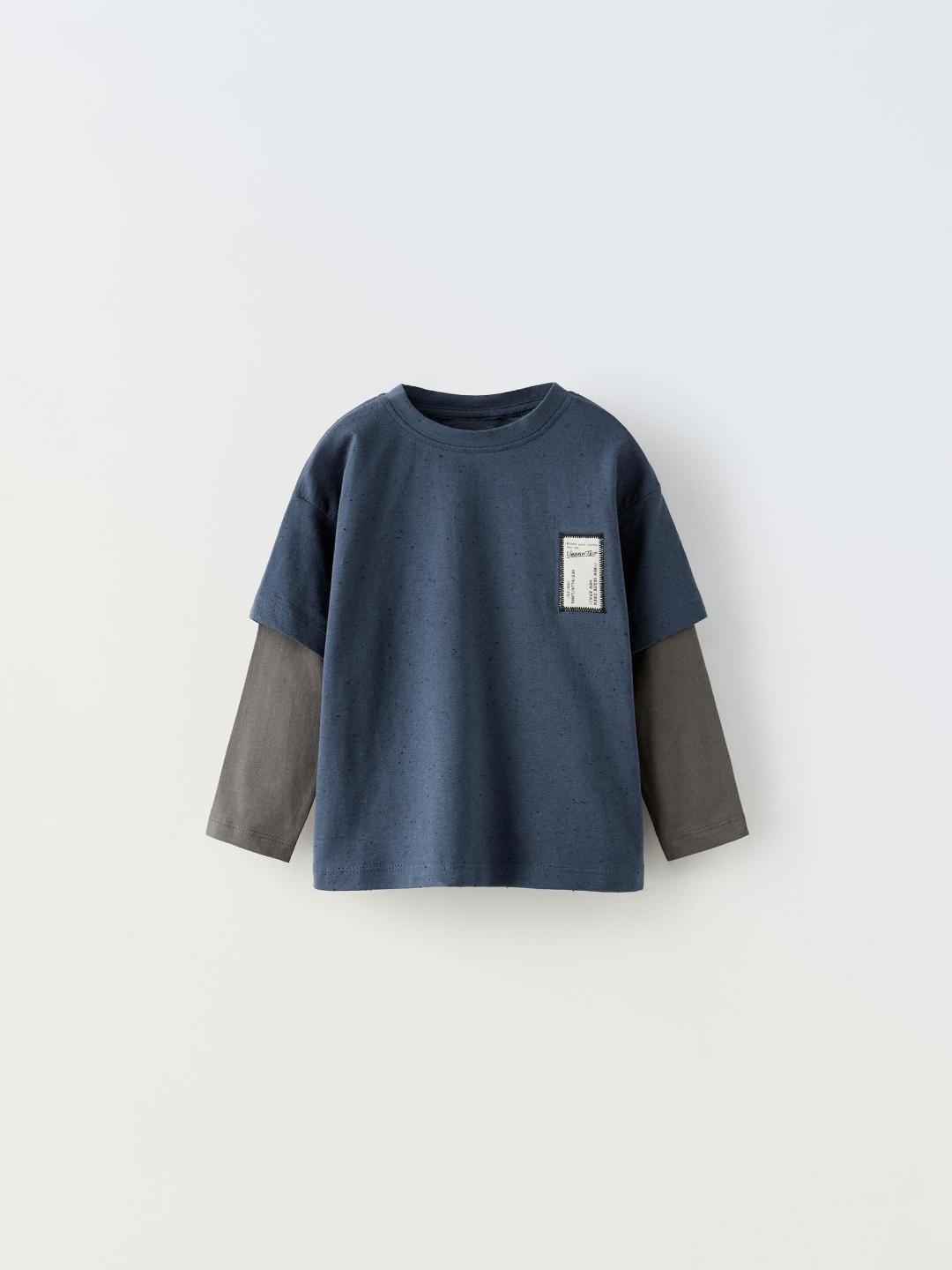 

ZARA Kids-Unisex Blue Tshirts