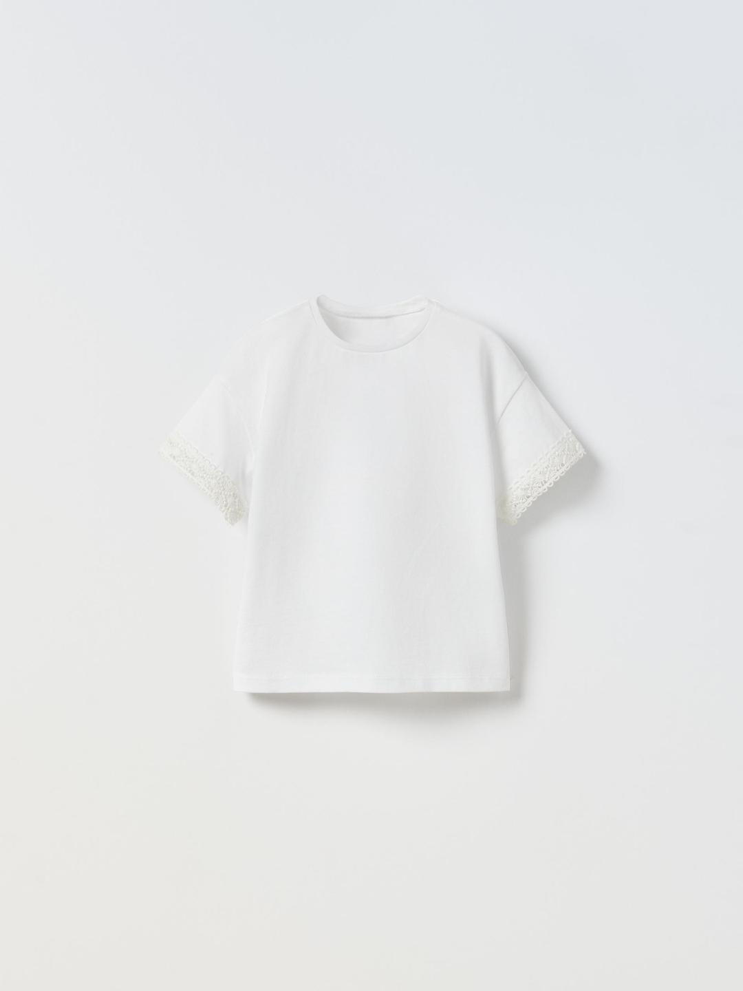 

ZARA Kids-Unisex White Tshirts