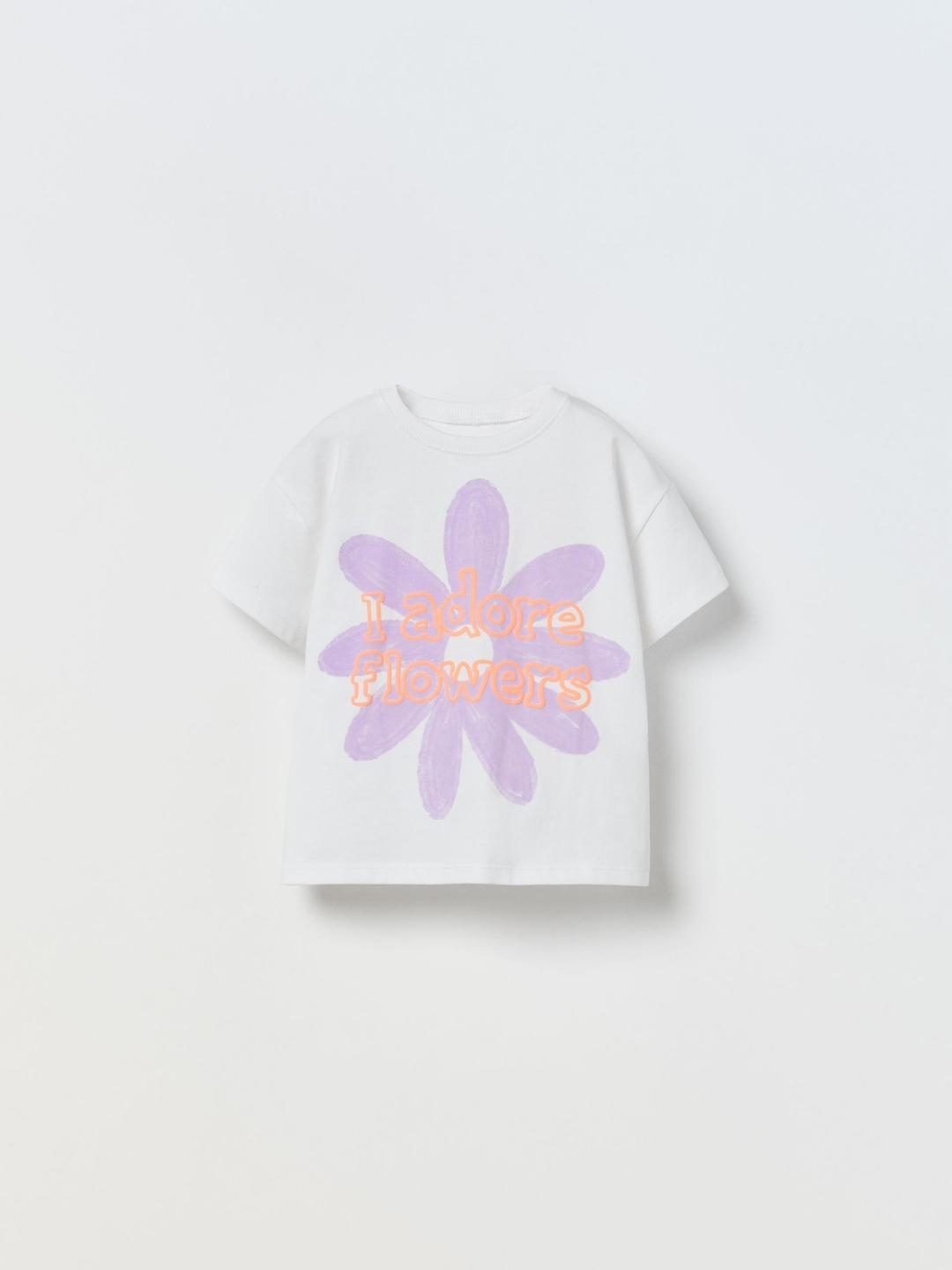 

ZARA Kids-Unisex White Tshirts