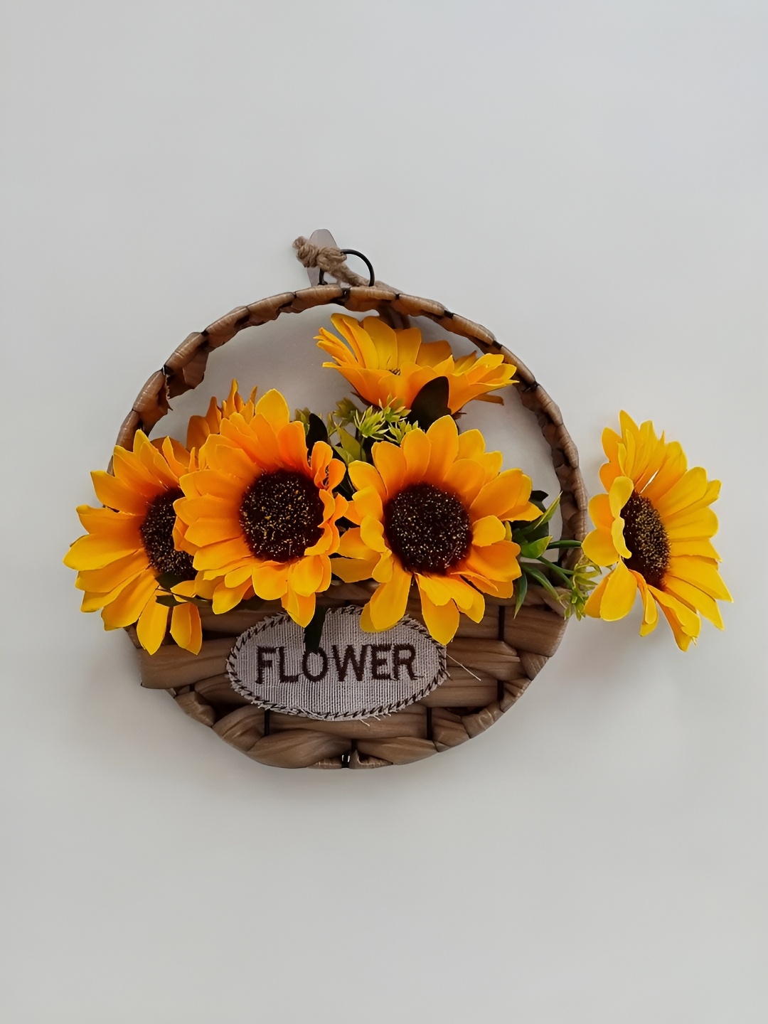 

Art Street Brown Textured Flower Vase Basket
