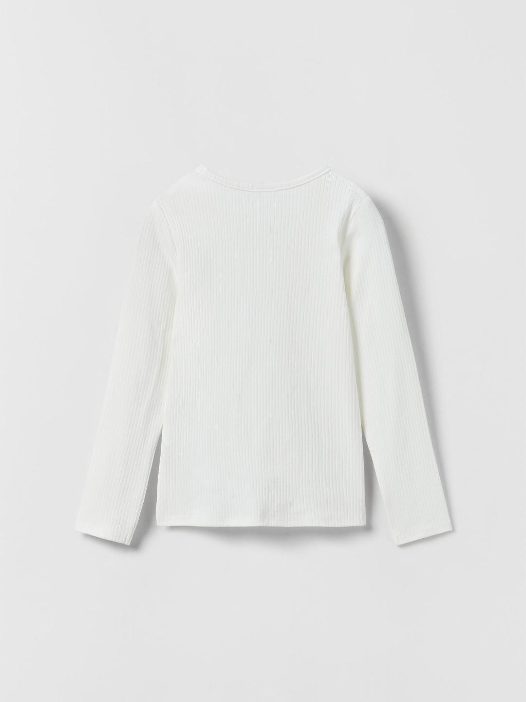 

ZARA Girls White Tshirts