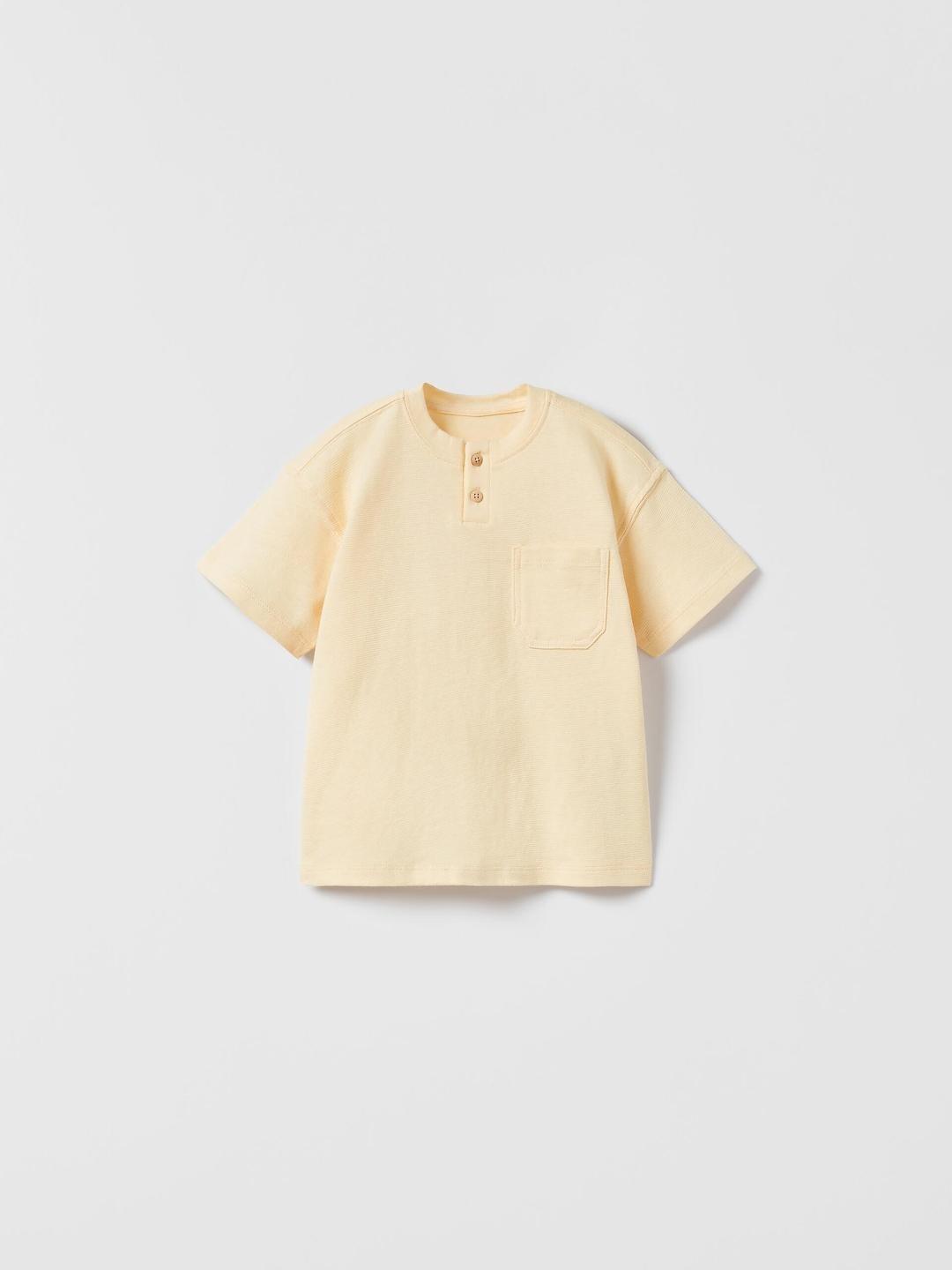 

ZARA Kids-Unisex Yellow Tshirts
