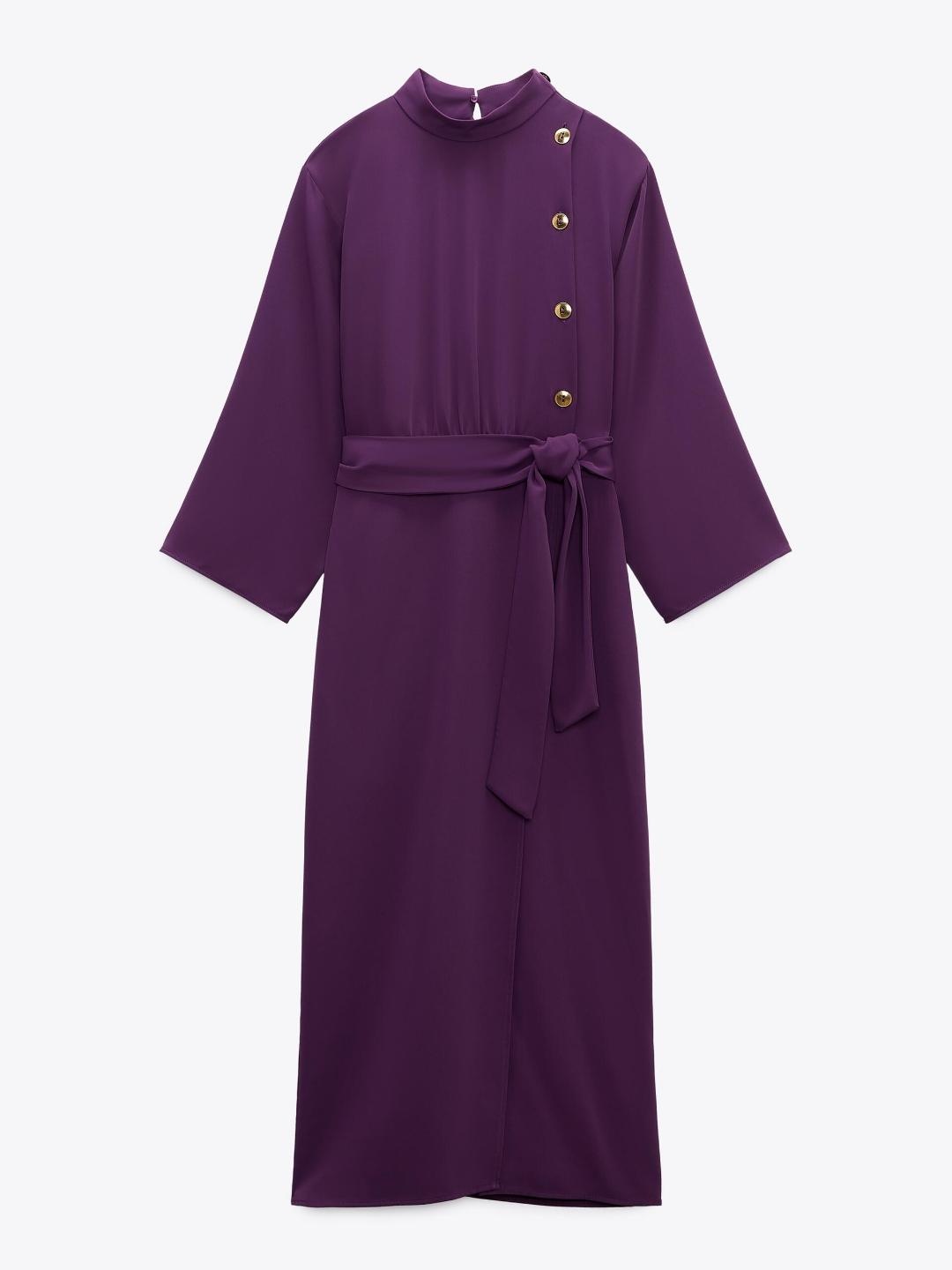 

ZARA Women Violet Dresses