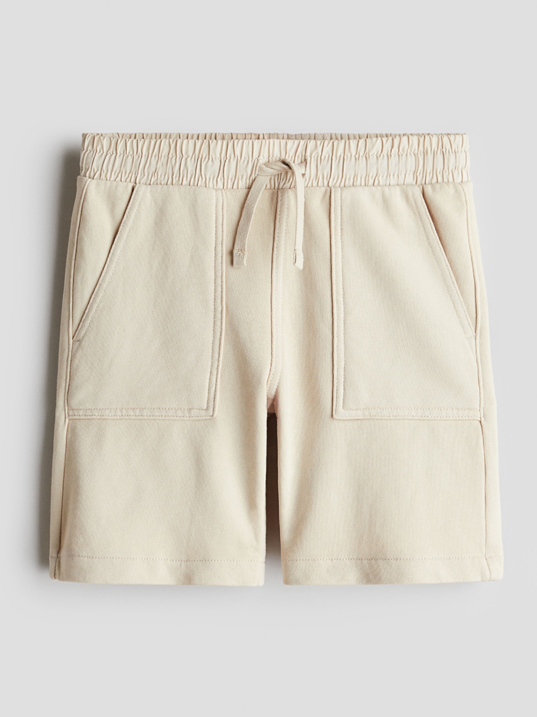 

H&M Boys Mid-Rise Shorts, Beige