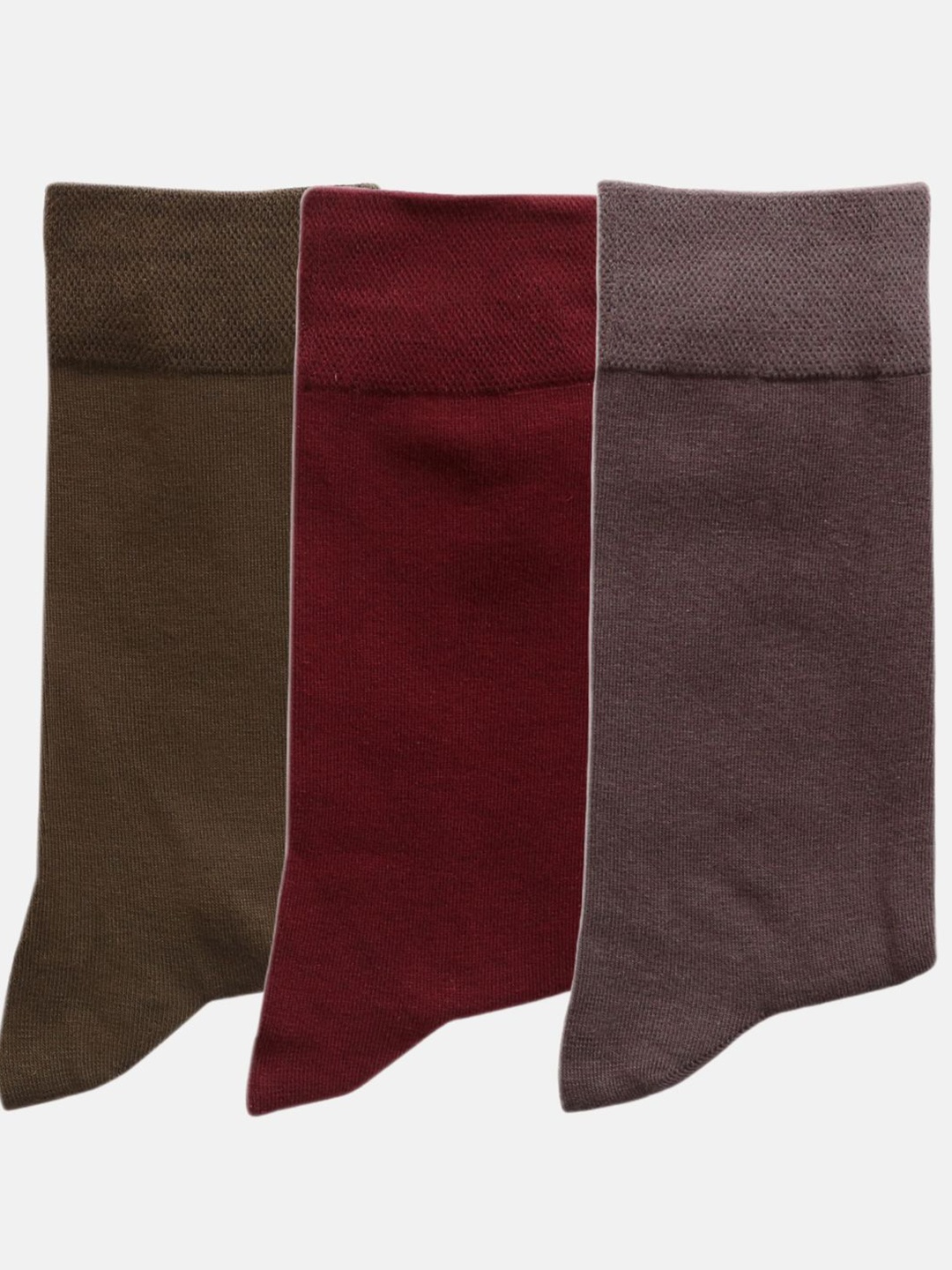 

N2S NEXT2SKIN Men Pack Of 3 Calf-Length Socks, Green