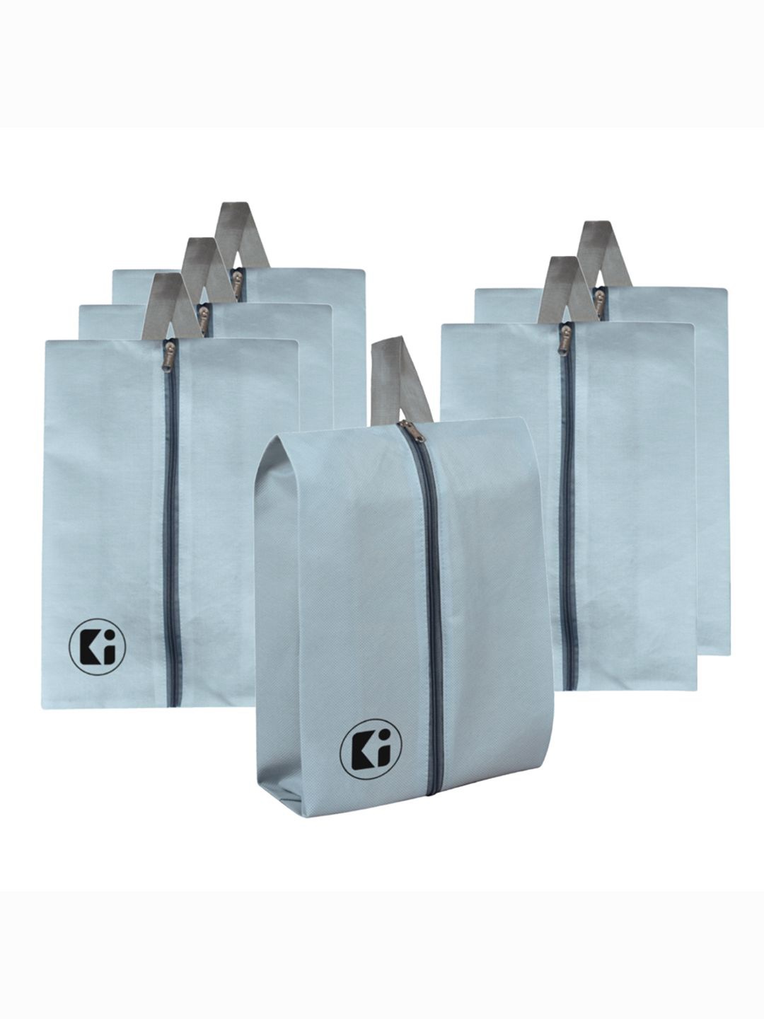 

Kuber Industries Grey 6 Pieces Shoes Organisers