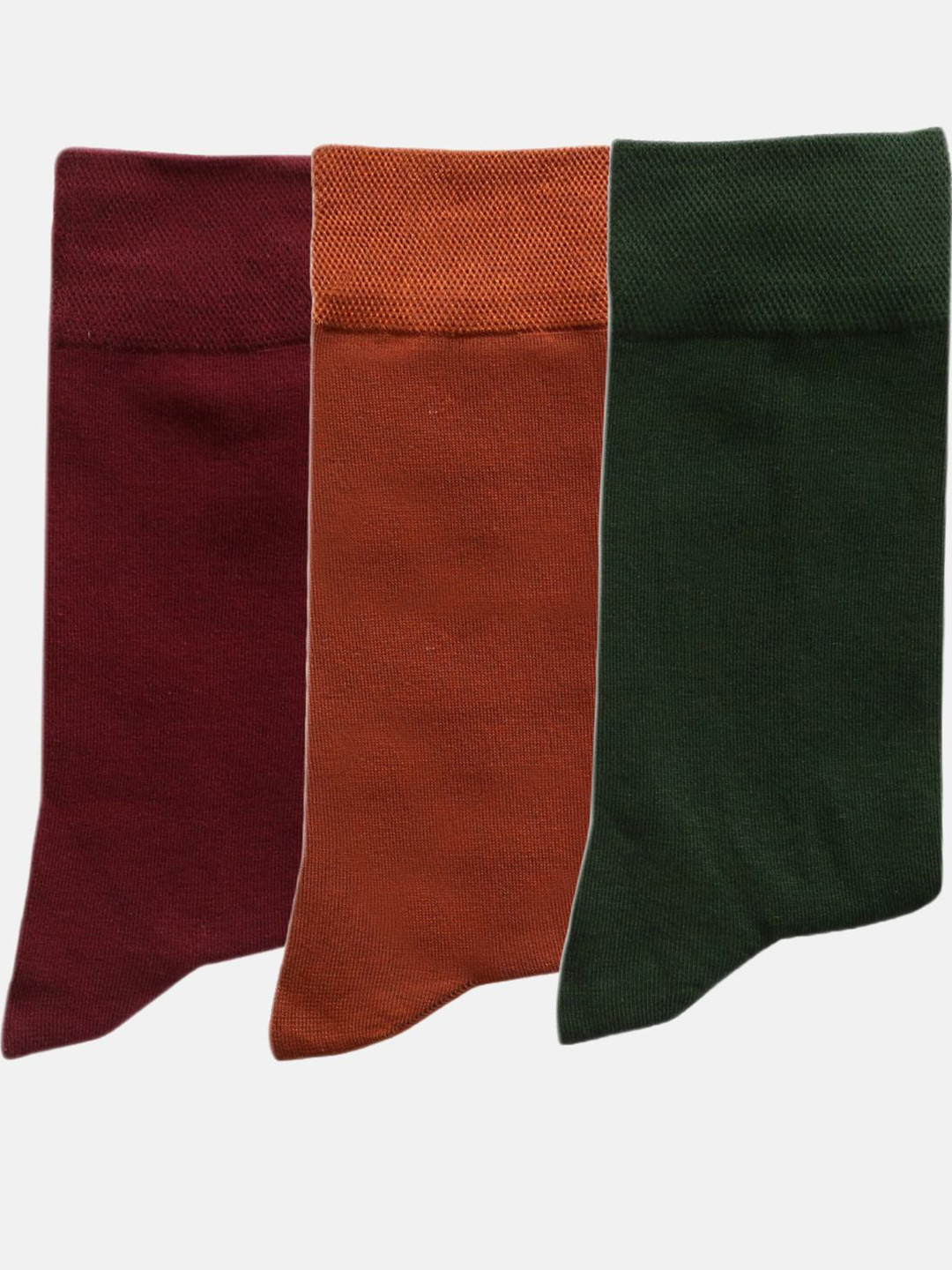 

N2S NEXT2SKIN Men Pack Of 3 Calf-Length Socks, Rust