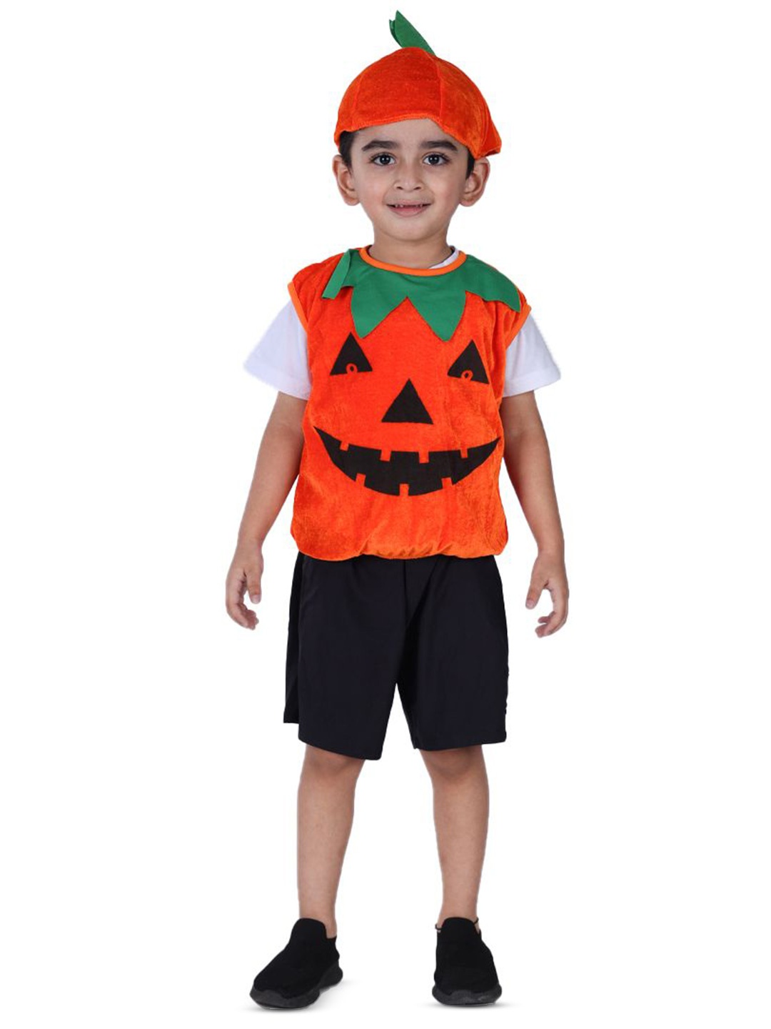 

itsmycostume Pumpkin Halloween Cosplay Costume For Kids, Orange