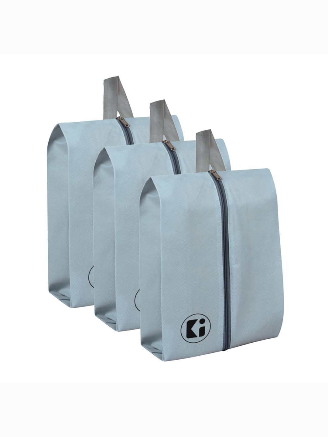 

Kuber Industries Grey 3 Pieces Shoes Organisers