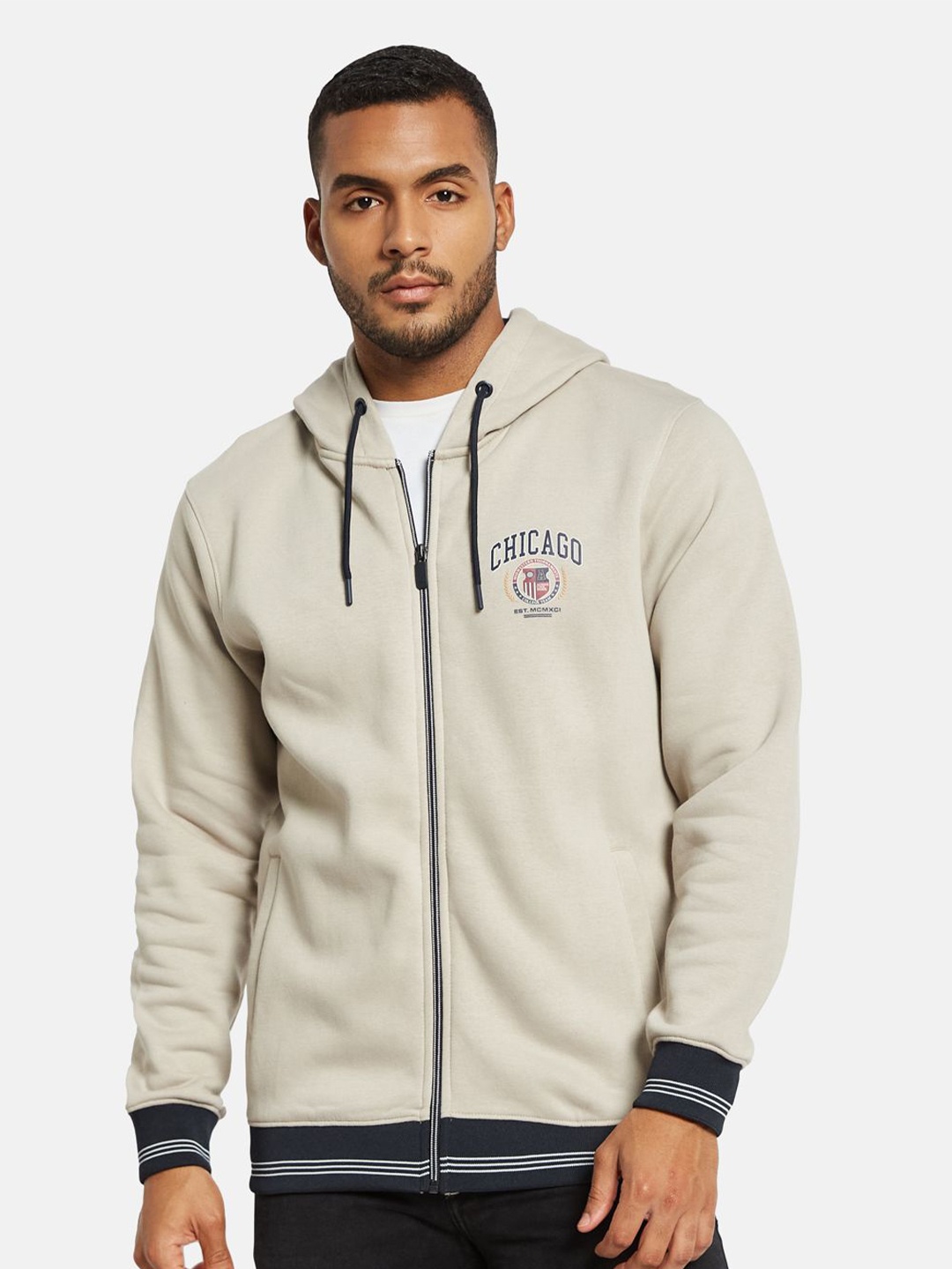 

Octave Men Hooded Sweatshirt, Grey