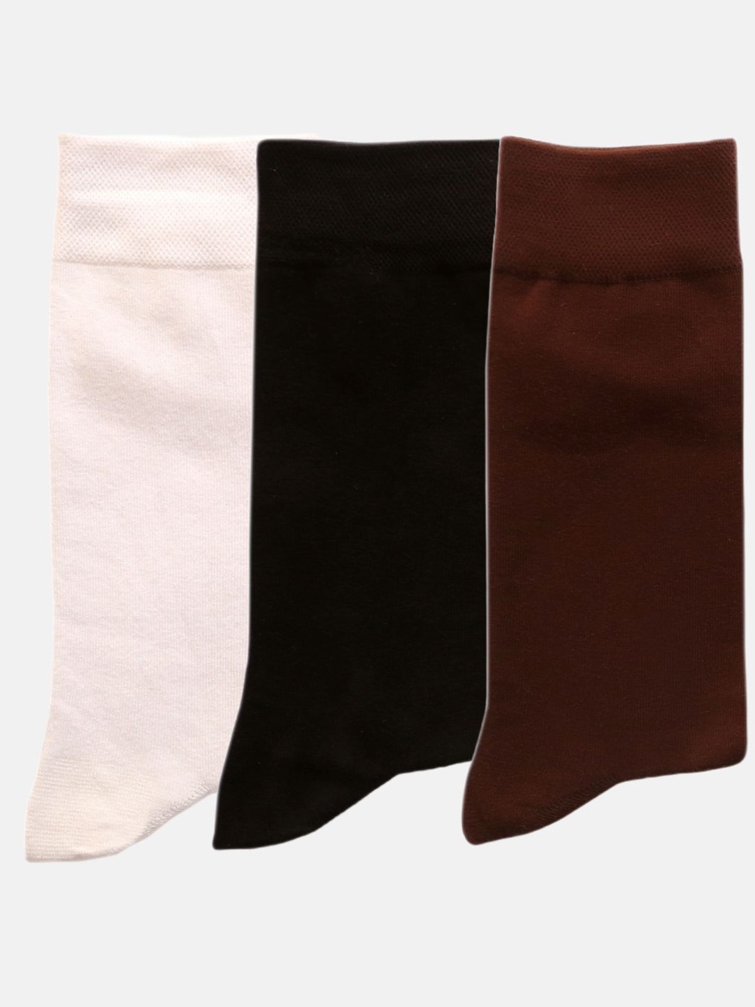 

N2S NEXT2SKIN Men Pack Of 3 Crew-Length Socks, White