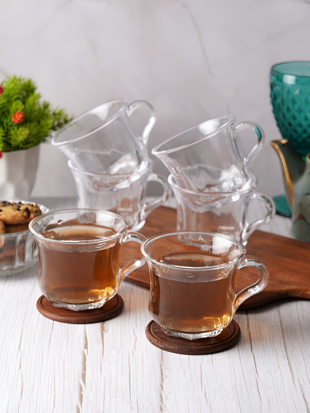 

CDI Transparent 6 Pieces Glossy Glass Cups