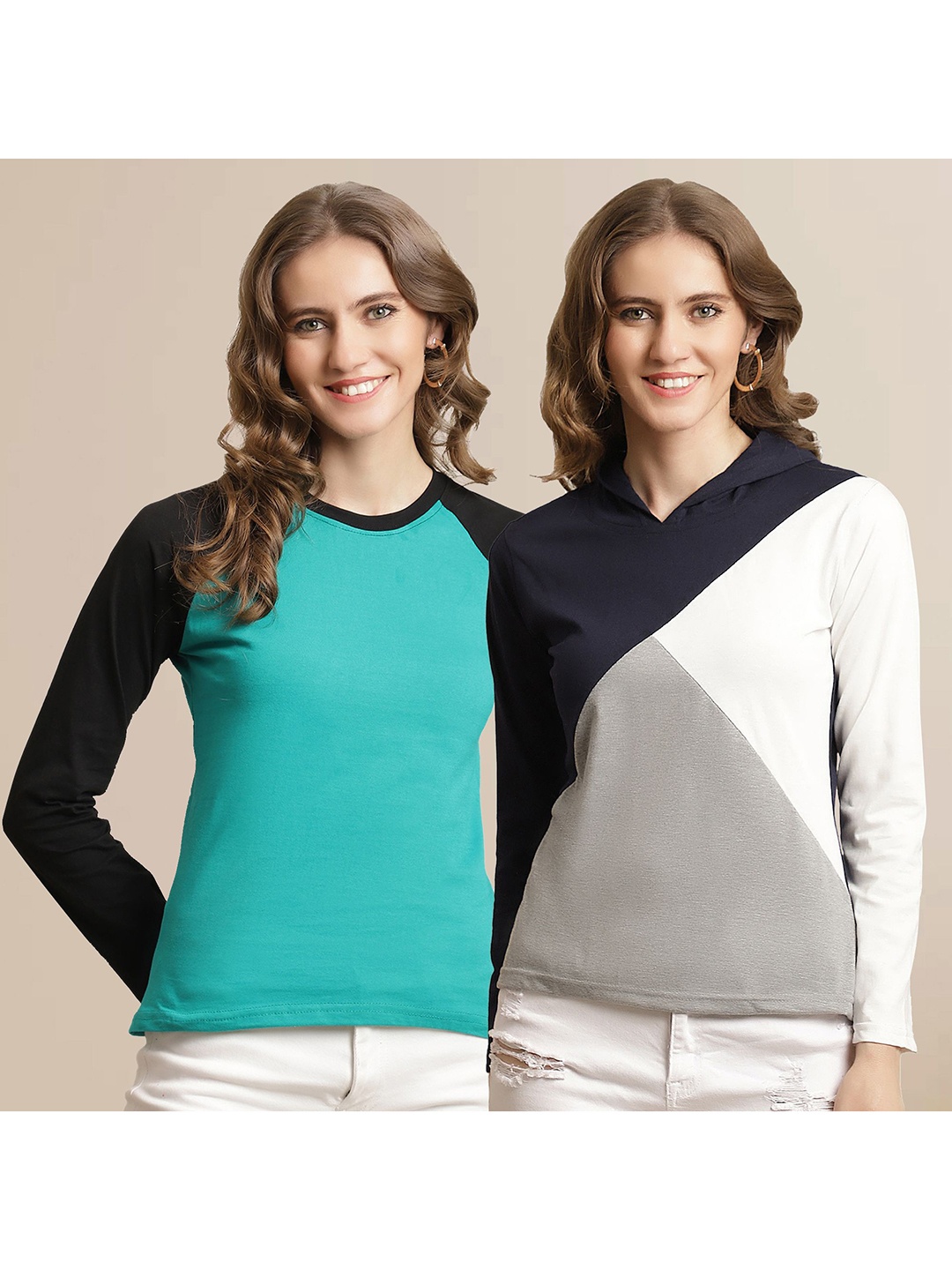 

Metronaut Women 2 Applique T-shirt, Multi