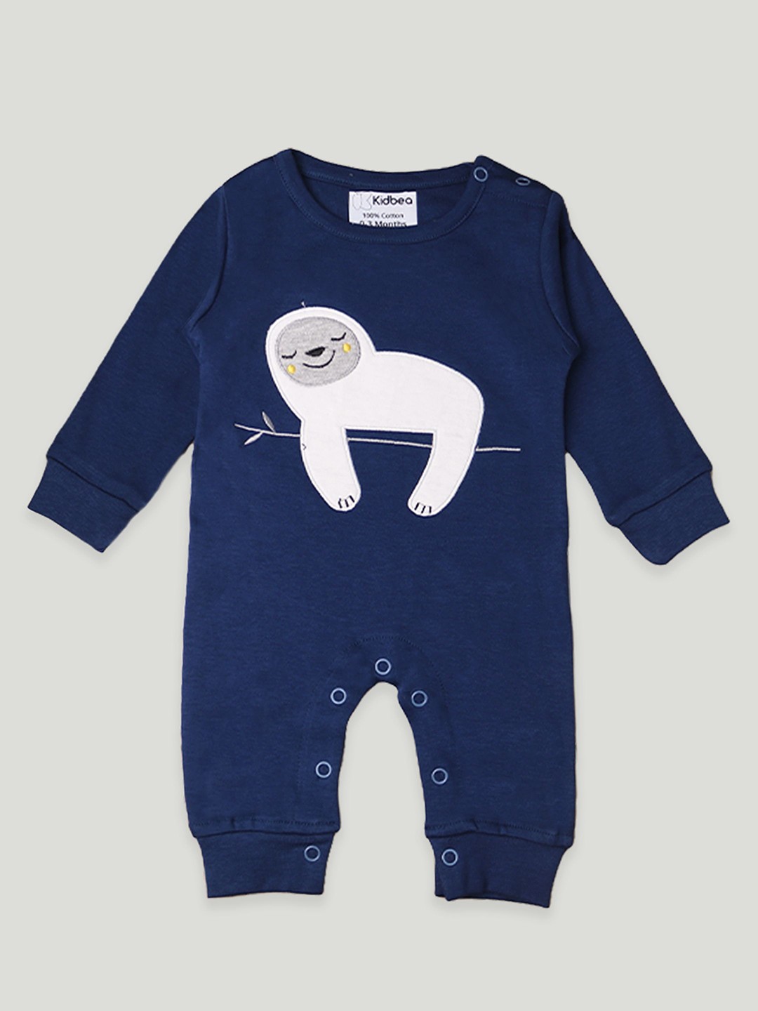 

Kidbea Kids 8 Pcs Printed Cotton Baby Apparel Gift Set, Blue