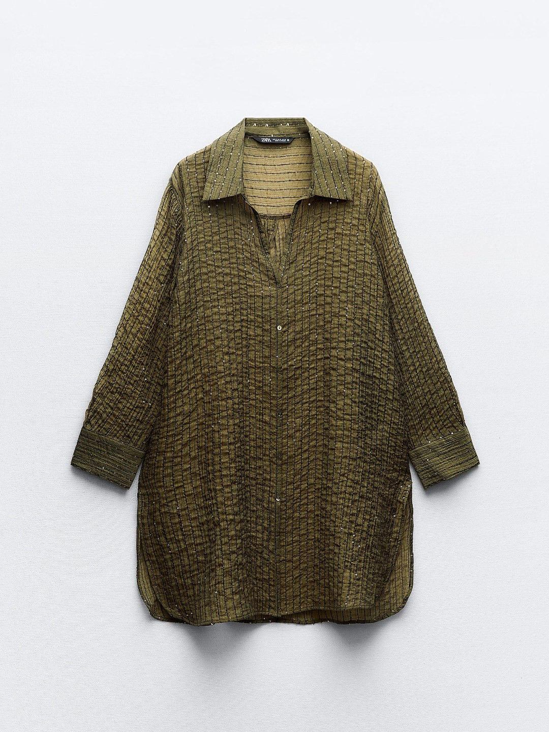 

ZARA Women Khaki Shirts