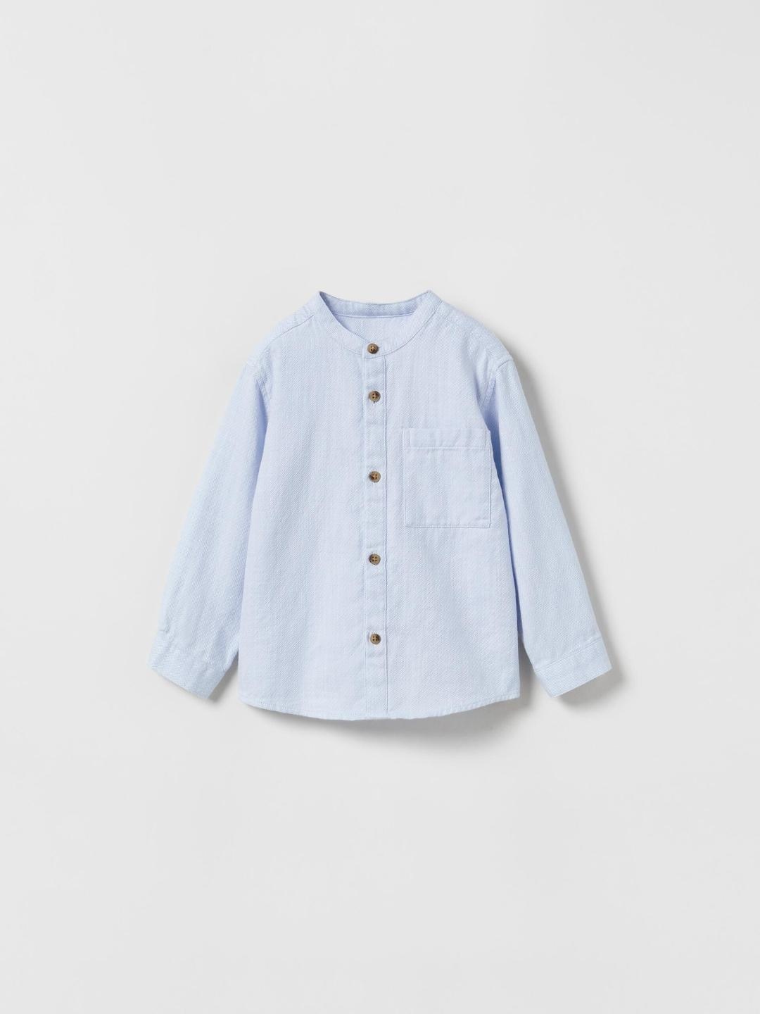 

ZARA Unisex Blue Shirts