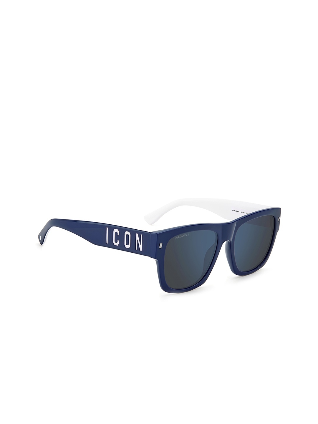 

Dsquared2 Men Core Rectangle Sunglasses with UV Protected Lens 2048810JU55XT, Blue