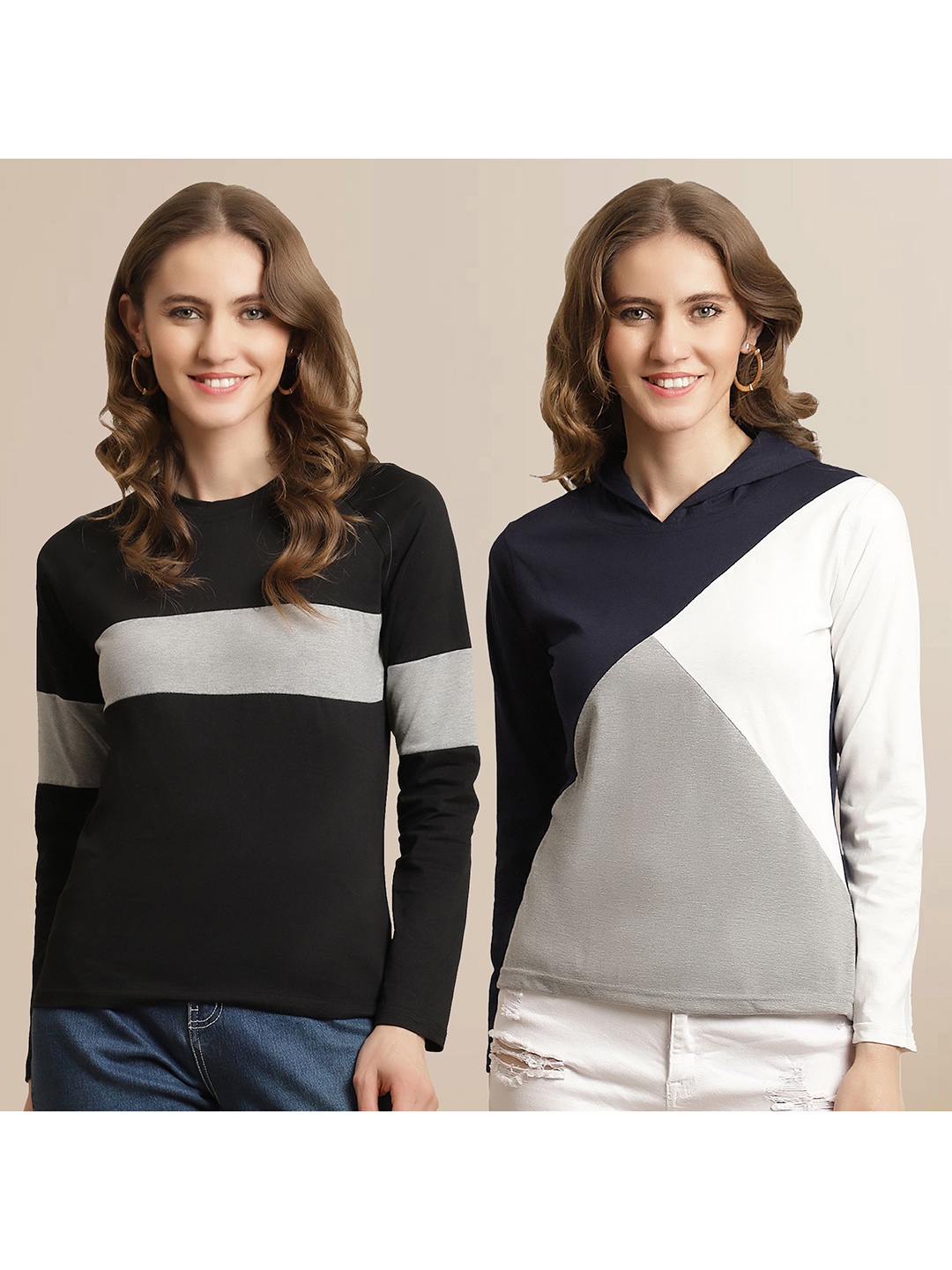 

Metronaut Women 2 Applique T-shirt, Multi