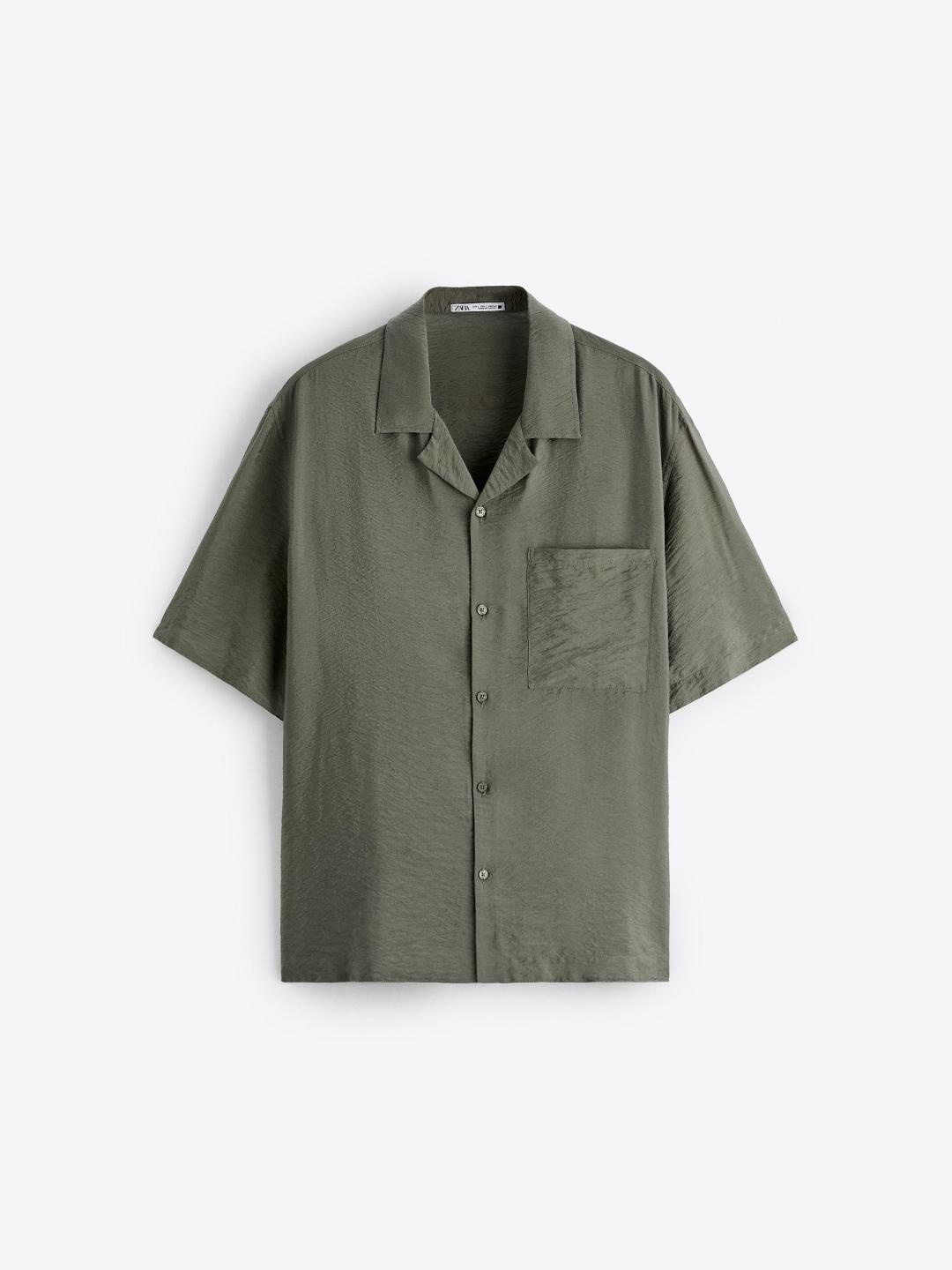 

ZARAMen Khaki Shirts