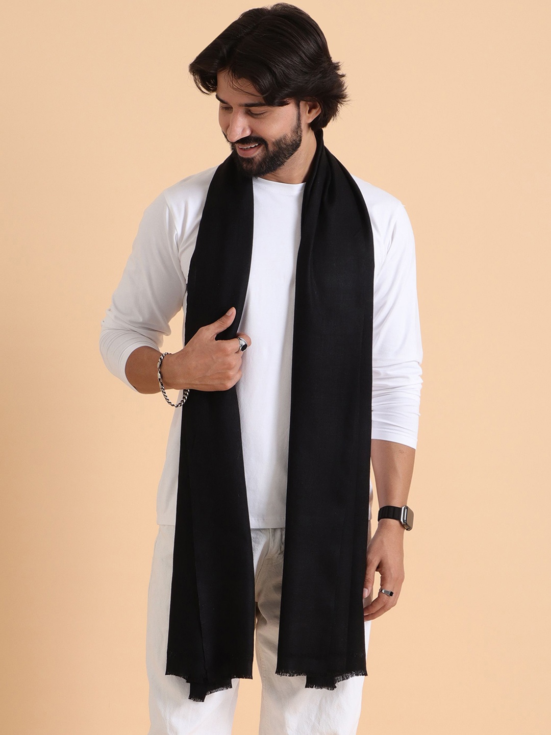 

Tweedle Men Solid Mufflers, Black