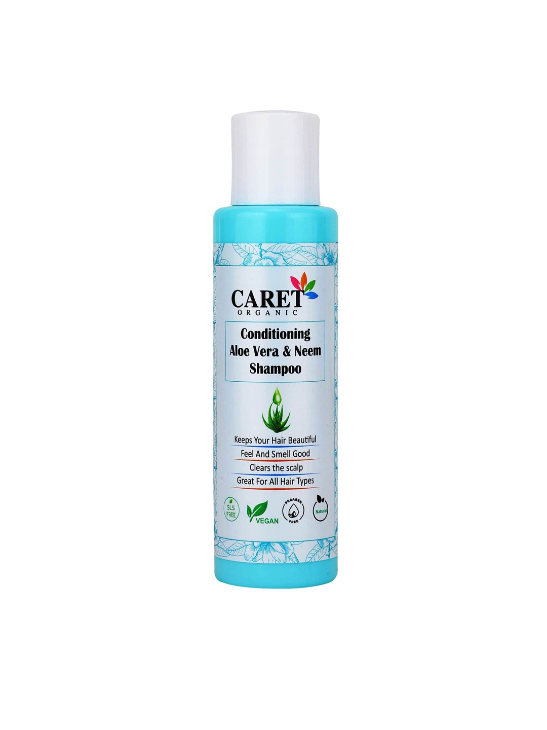 

CARET ORGANIC Conditioning Aloe Vera & Neem Shampoo - 100ml, White