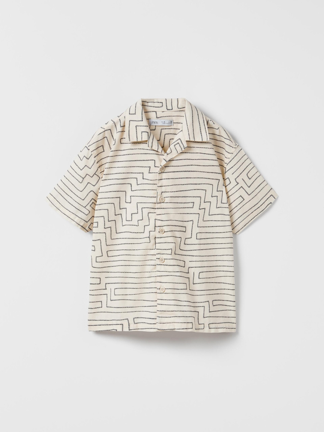 

ZARA Boys Beige Shirts