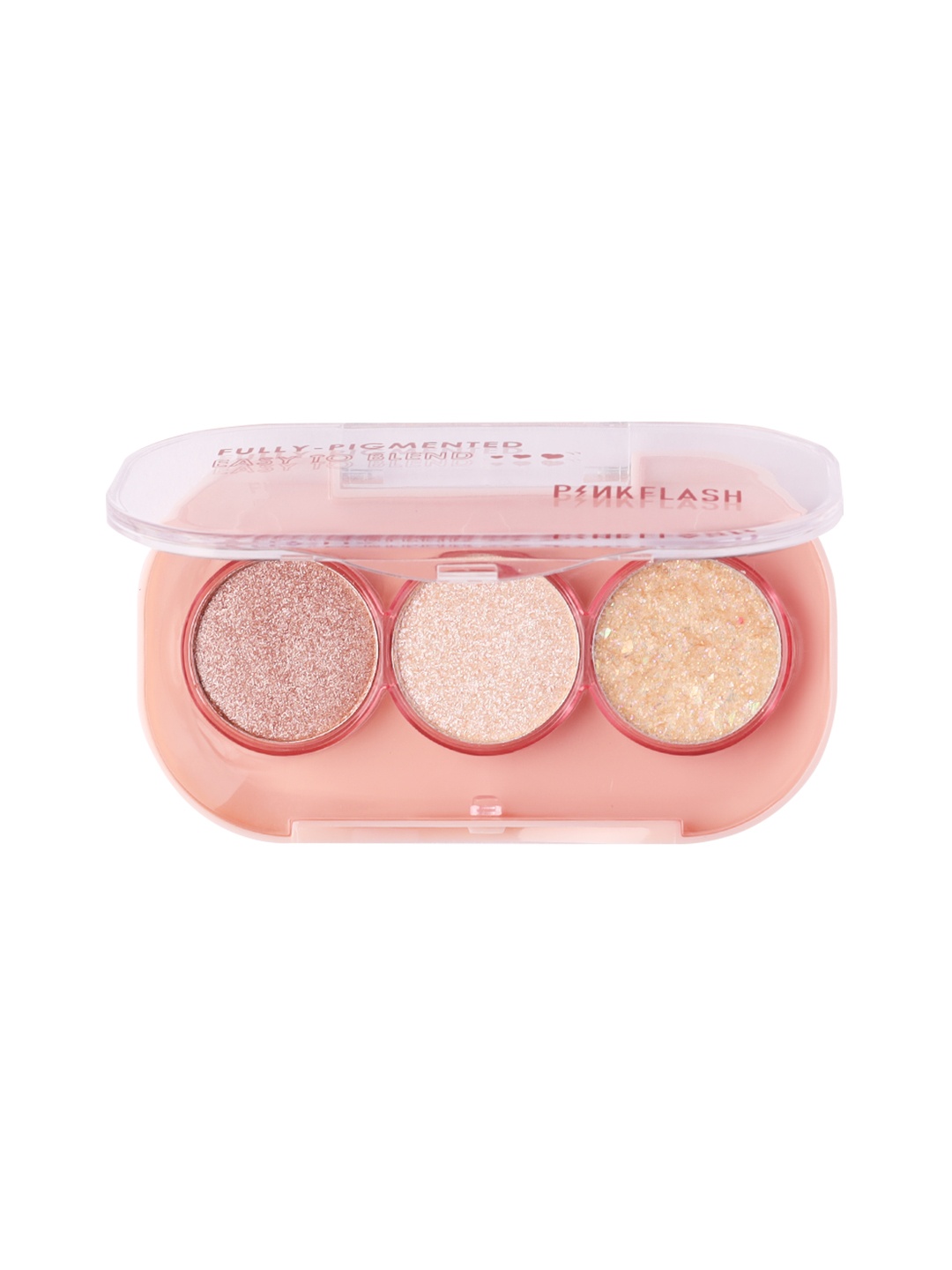

PINKFLASH Silky & Smooth Waterproof 3 Pan Eyeshadow - GT01, Copper