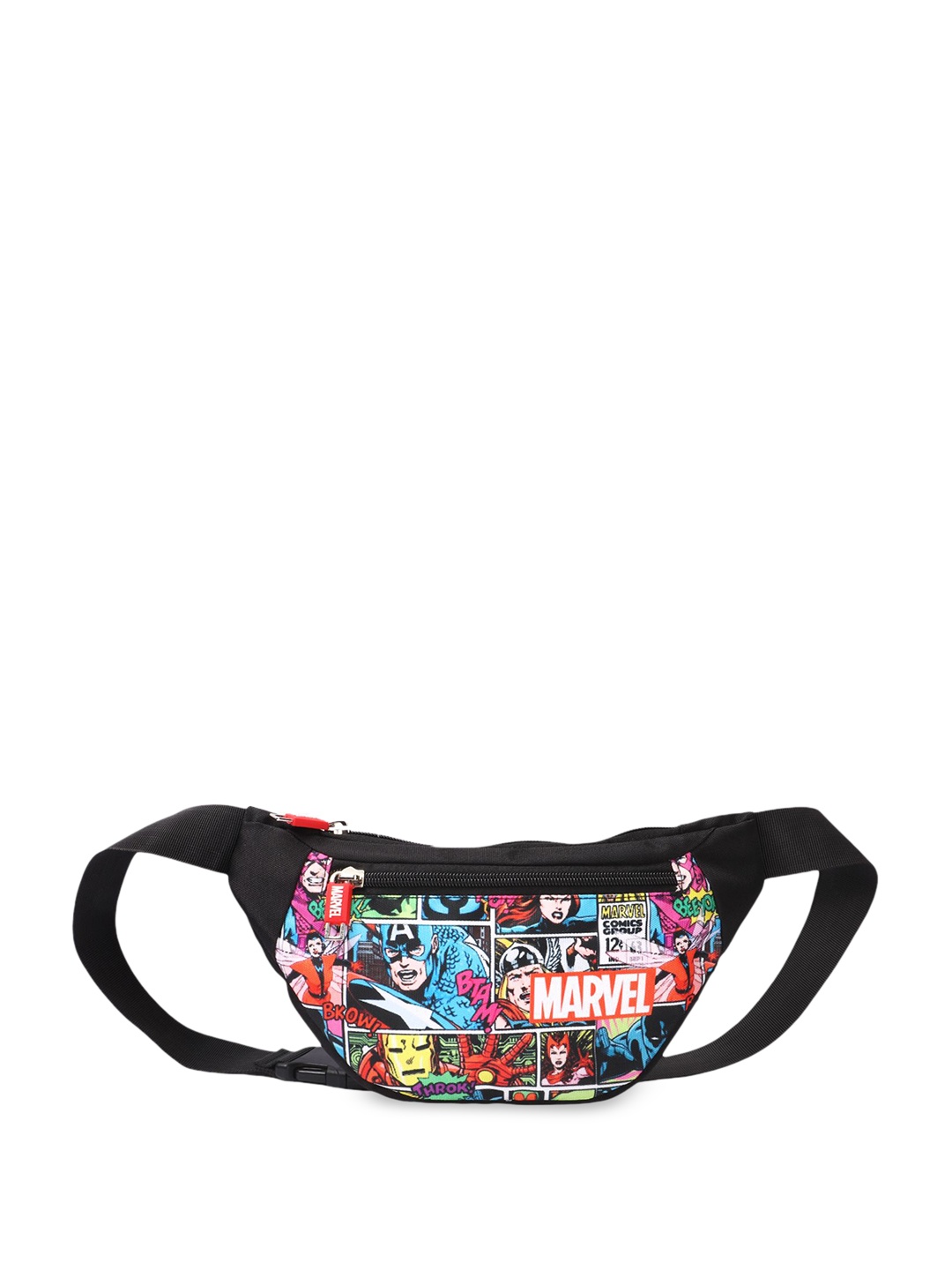 

NOVEX Unisex Graphic Printed Crossbody Sling Bag, Black