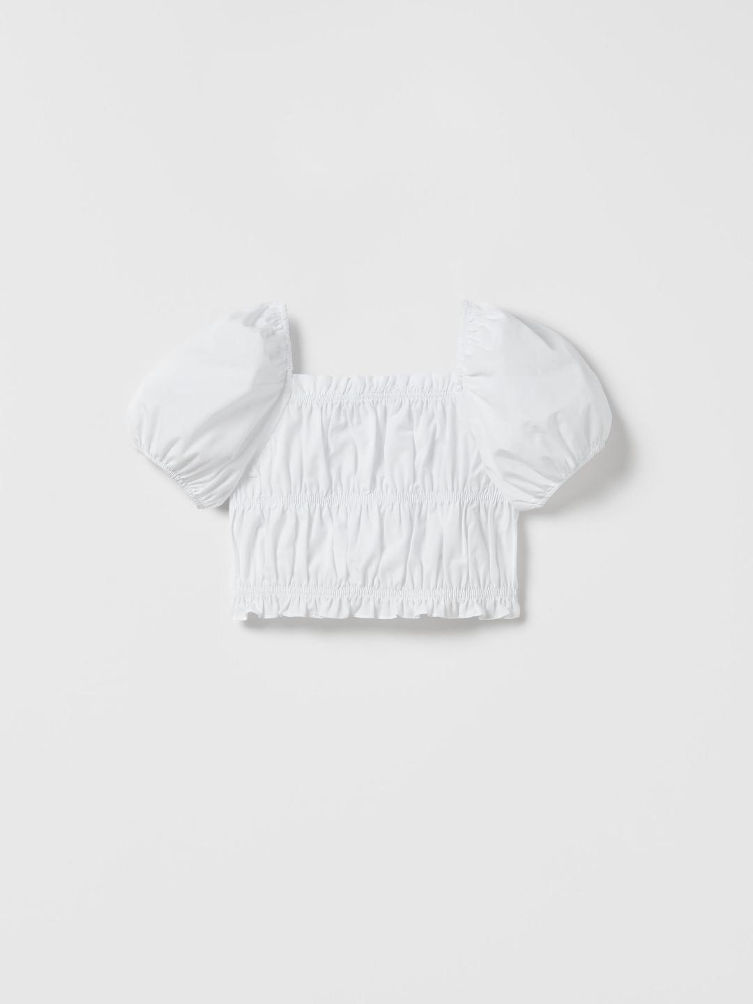 

ZARA Girls White Shirts