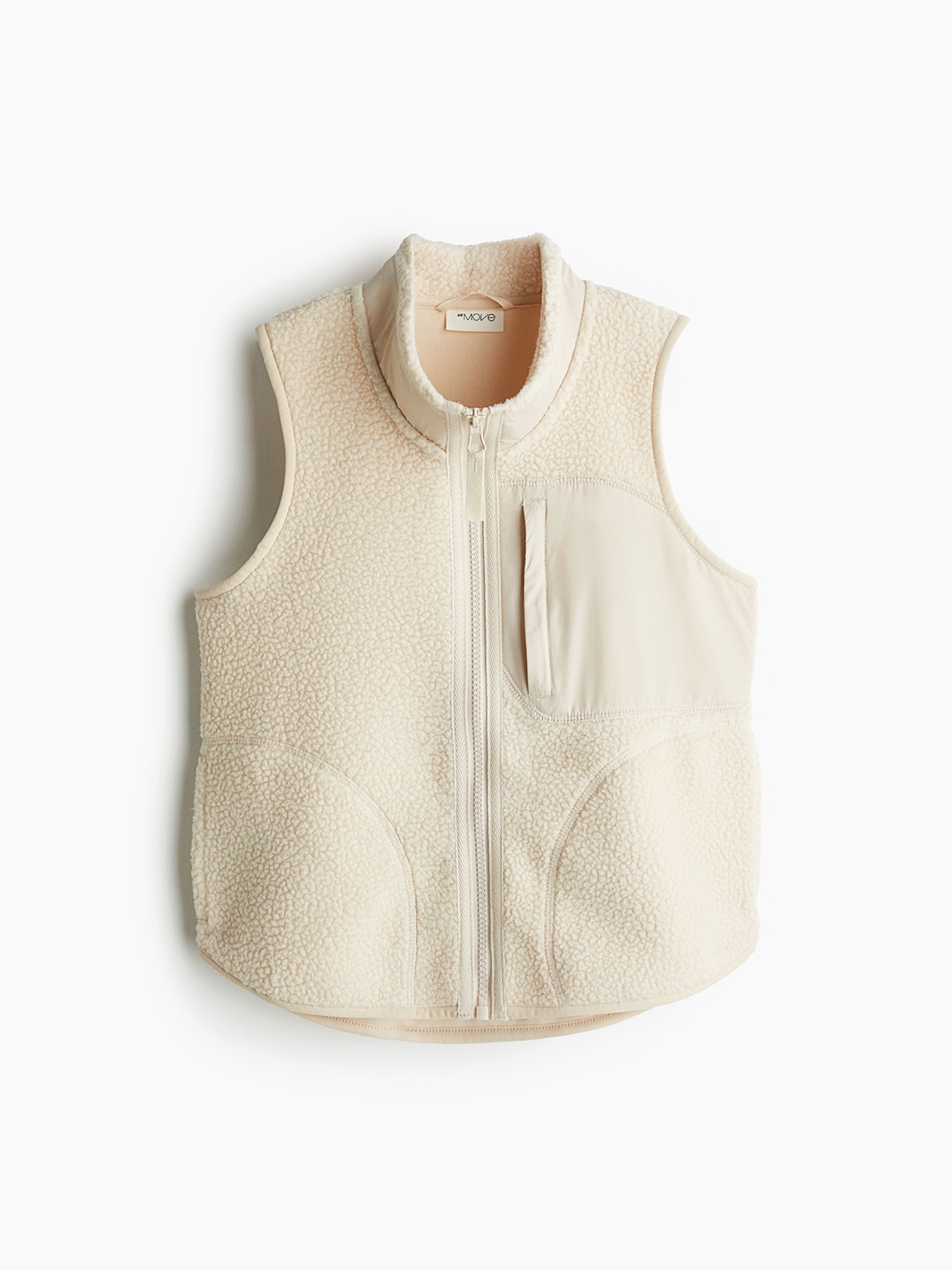 

H&M Girls Zipper Jacket, Beige
