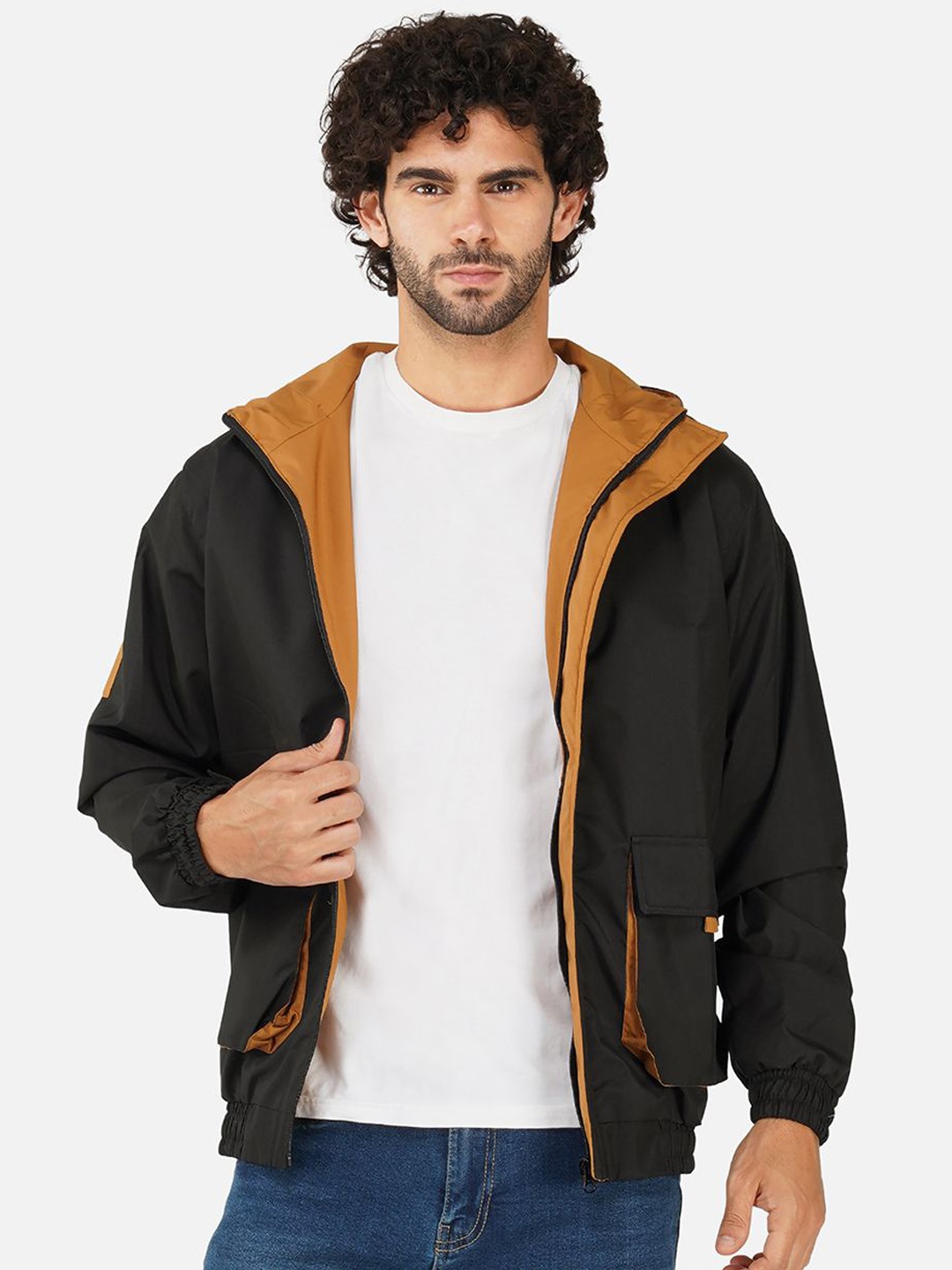 

BAESD Men Windcheater Outdoor Quilted Jacket, Yellow