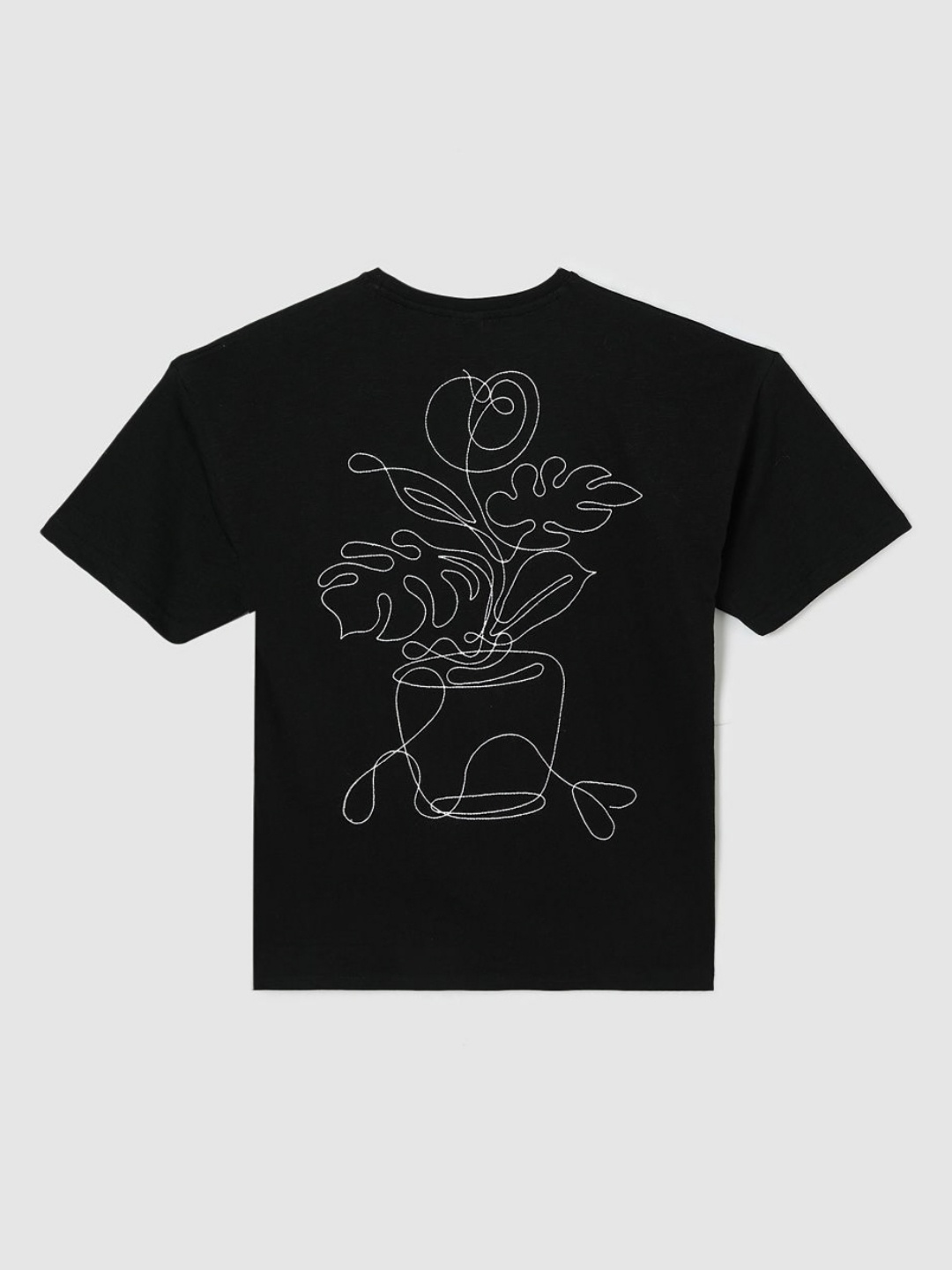 

max Boys Graphic Printed Round Neck Cotton T-shirt, Black