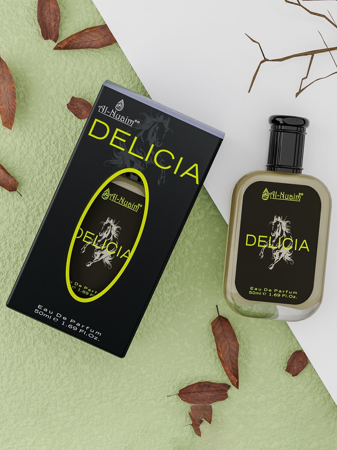 

Al-Nuaim Men Set Of 2 Delica Long Lasting Eau De Parfum - 50ml Each, Black