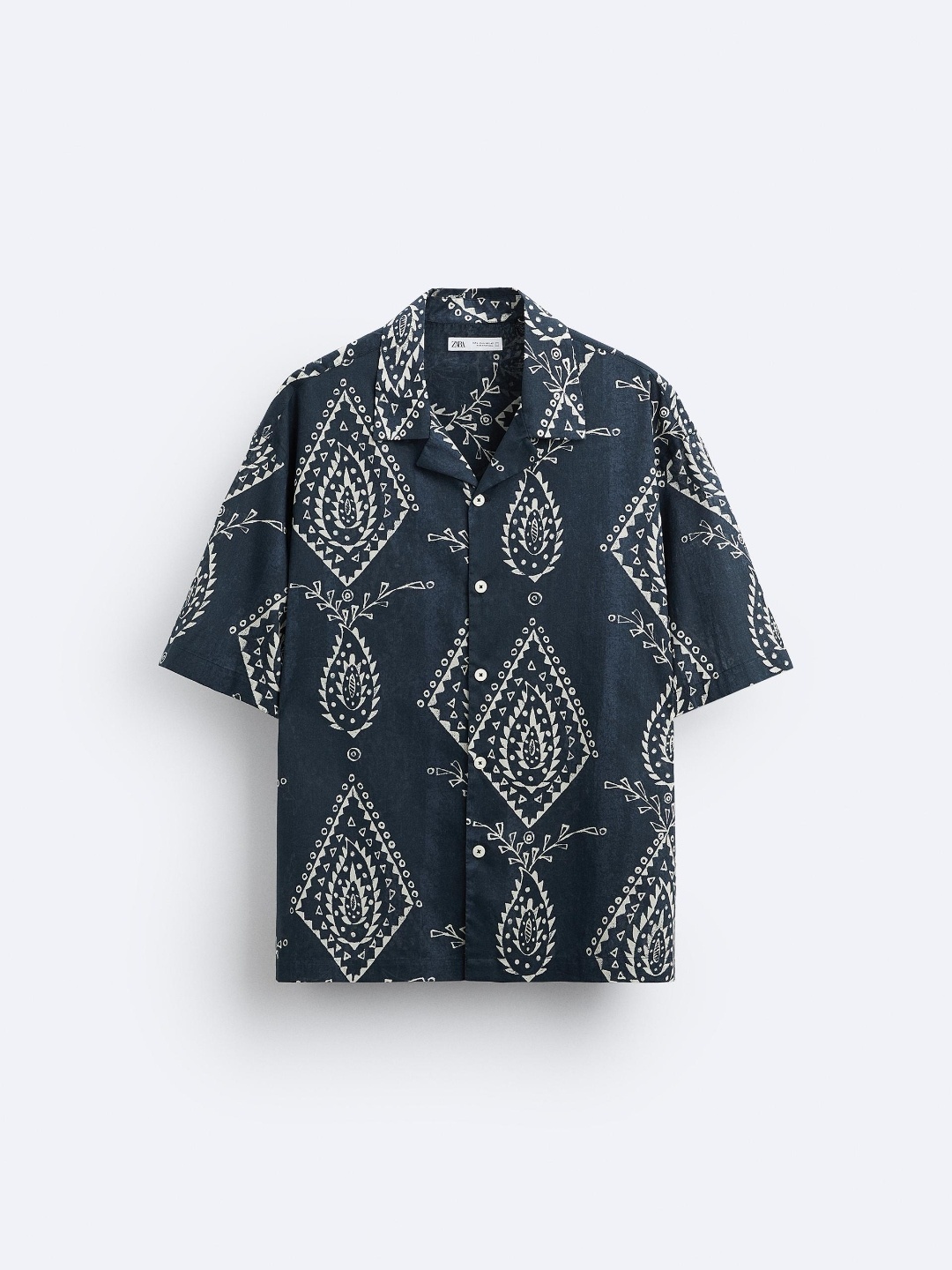 

ZARA Men Blue Shirts