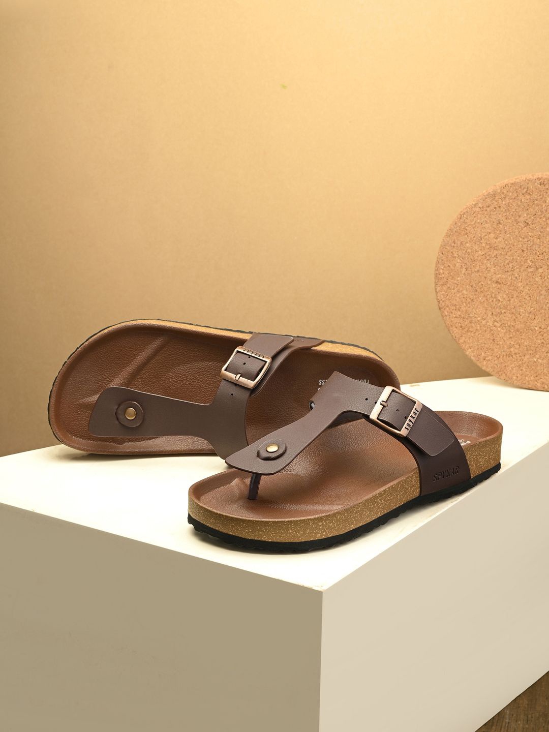 

SPYKAR Men Comfort Sandals, Brown