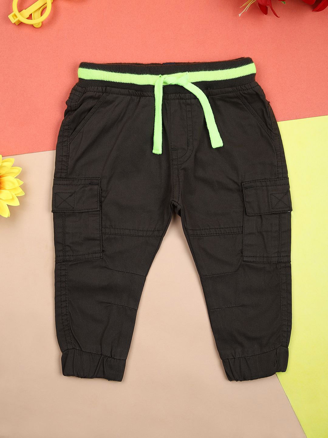 

V-Mart Kids Slim Fit Jeans, Olive