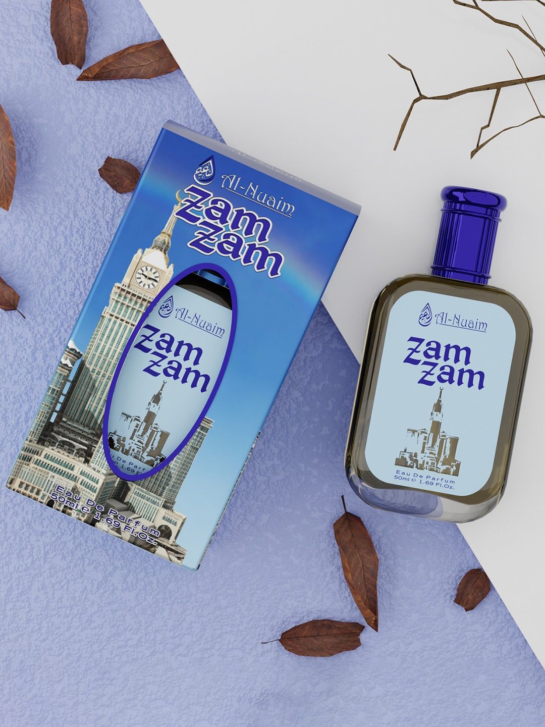 

Al-Nuaim Zam Zam Long Lasting Eau De Parfum - 50ml, Blue
