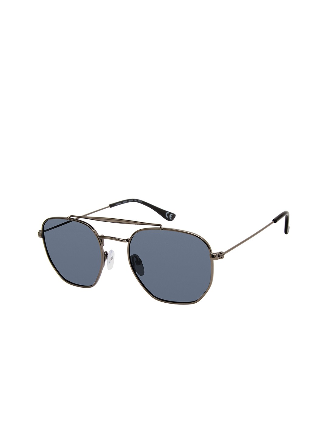 

PRIVE REVAUX Men Oversized Sunglasses with UV Protected Lens 206419SCB53C3-, Silver