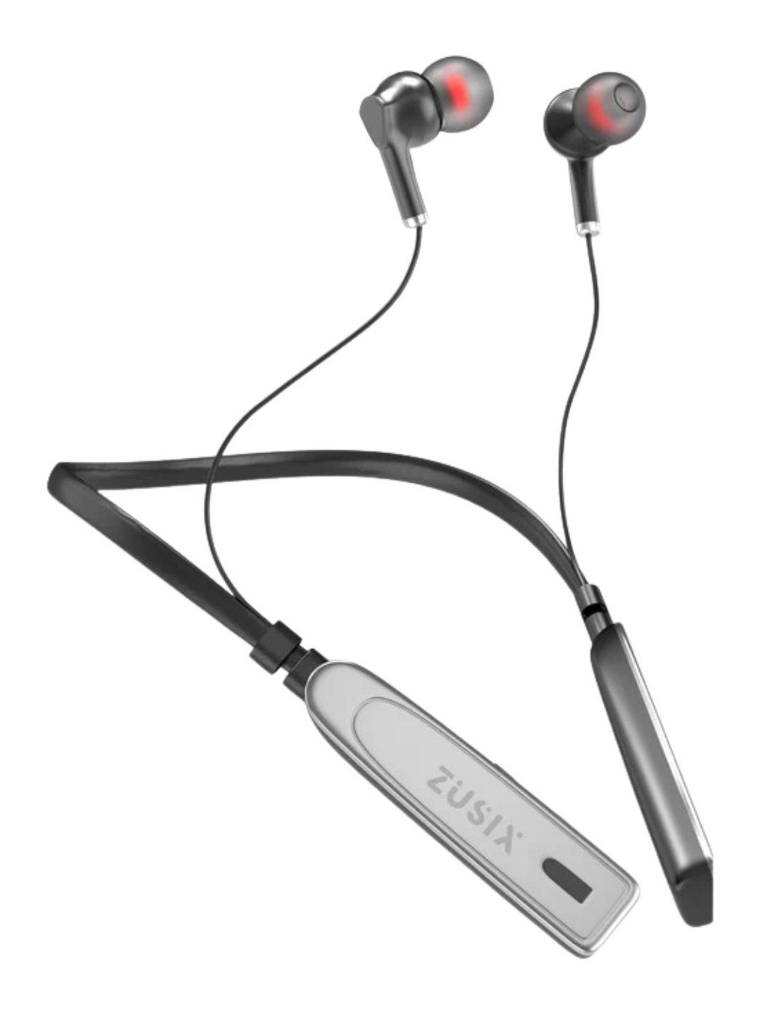 

zusix Dhamaka 03 With Upto 24 Hrs Playtime, Deep Bass, Bluetooth In-ear Wireless Neckband, Black