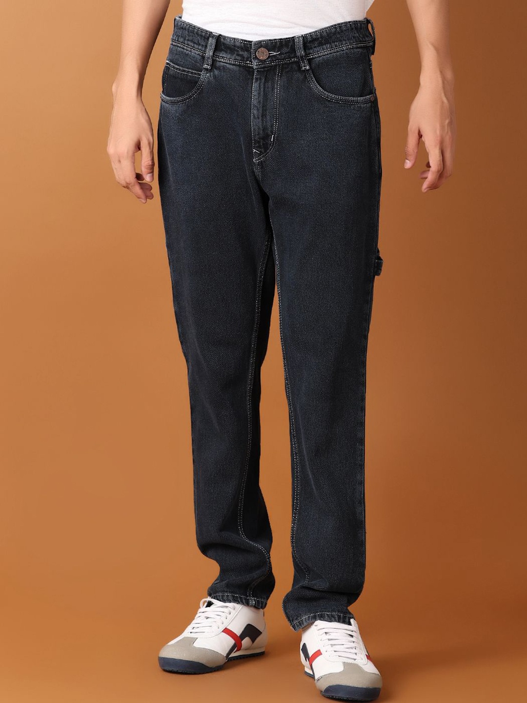 

V-Mart Men Relaxed Fit Jeans, Navy blue