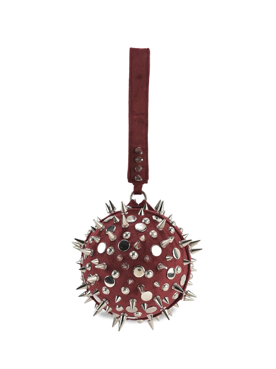 

Forever Noor Suede Bucket Handheld Bag, Red