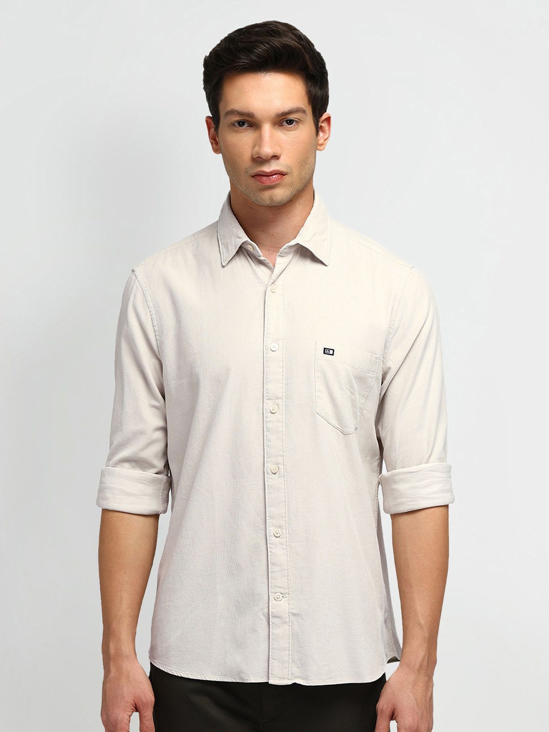 

Arrow Sport Men Classic Opaque Casual Shirt, Off white