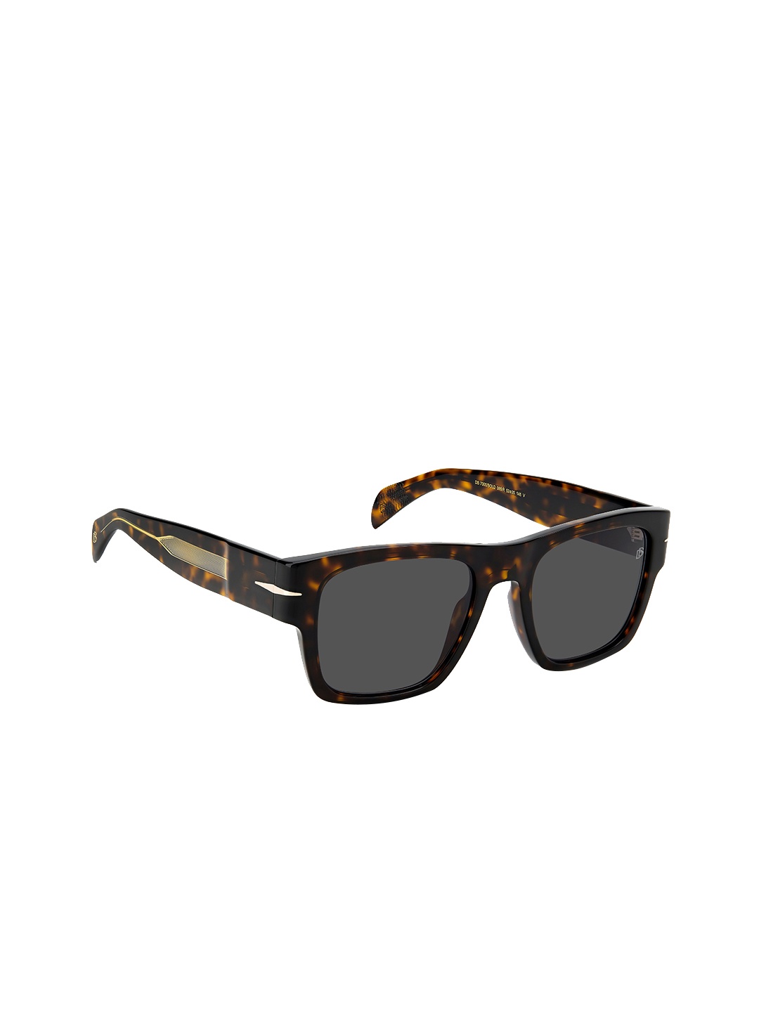

DAVID BECKHAM Men Square UV Protected Lens Sunglasses 20474108654IR-HAVANA, Grey