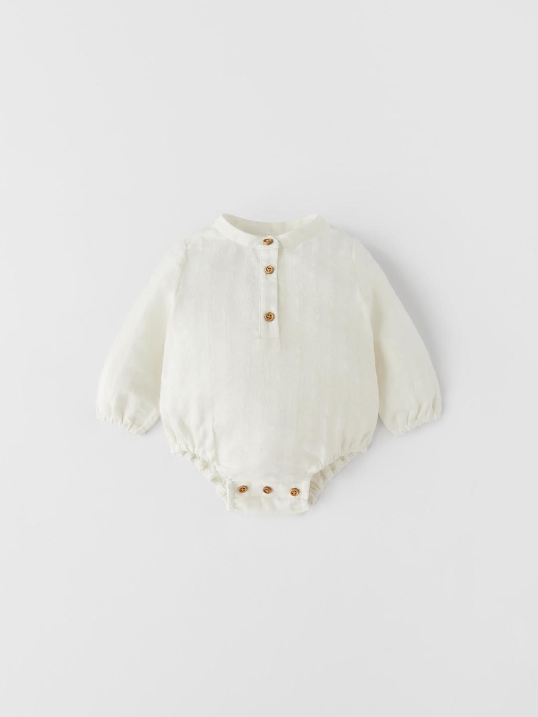 

ZARA Unisex Beige Shirts