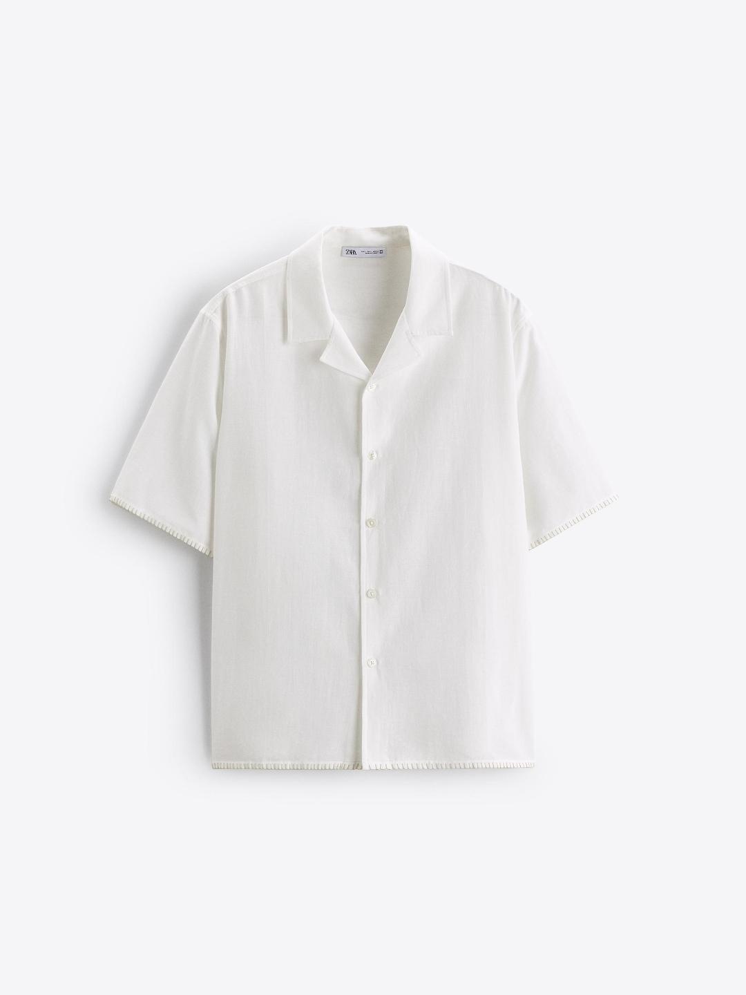 

ZARA Men White Shirts