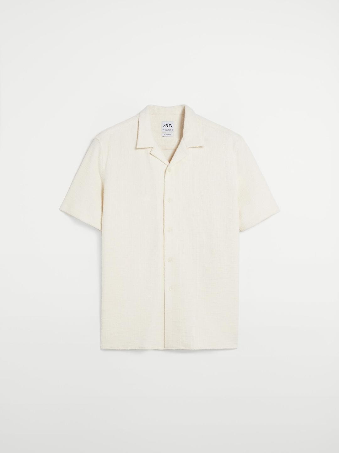 

ZARA Men Beige Shirts