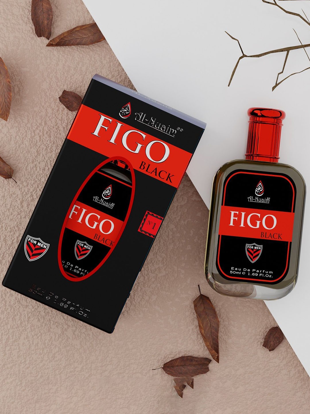 

Al-Nuaim Men Figo Black Long Lasting Eau De Parfum - 50ml
